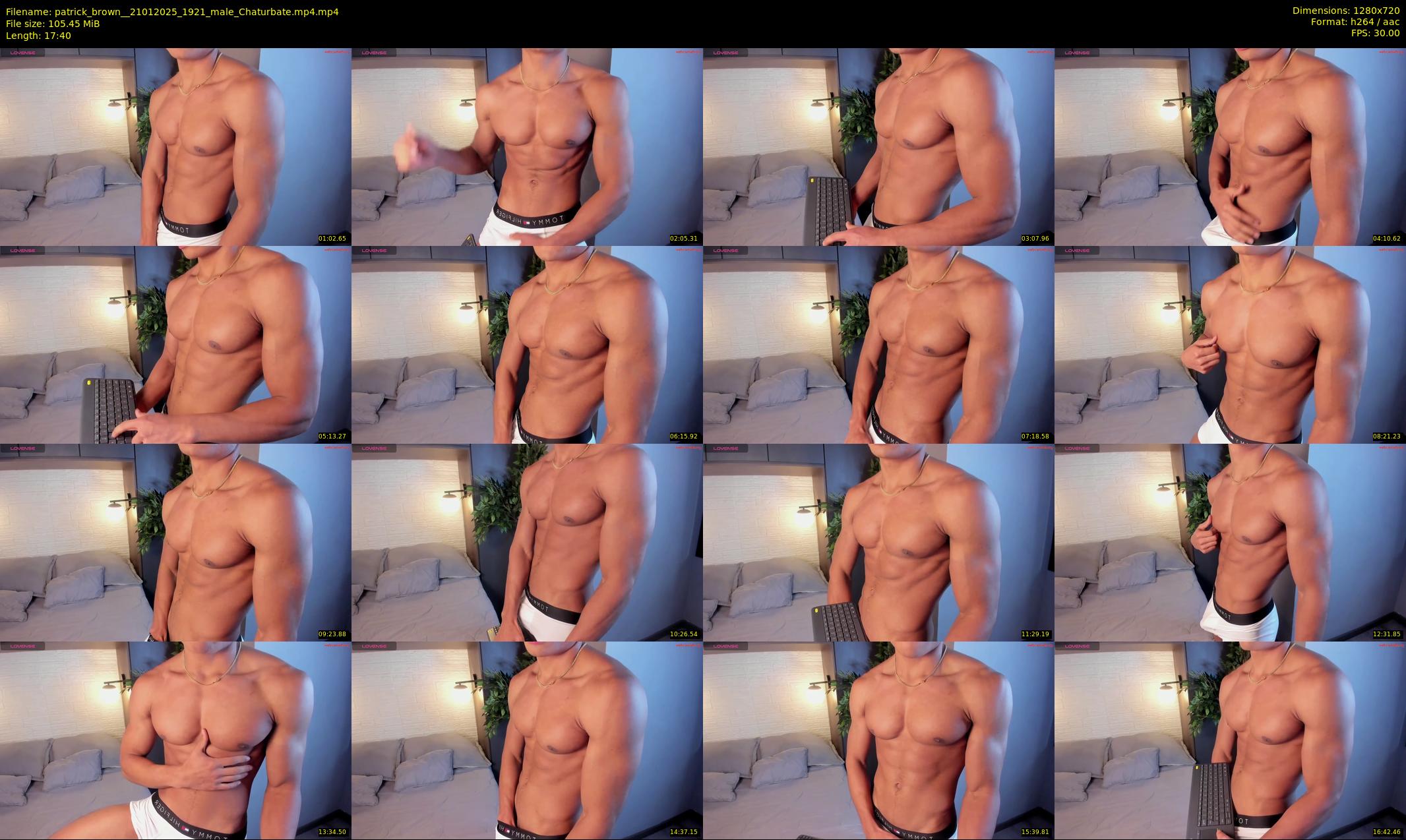 patrick_brown_ — 18 minute Chaturbate male cam show recording, 720p, Jan 21, 2025