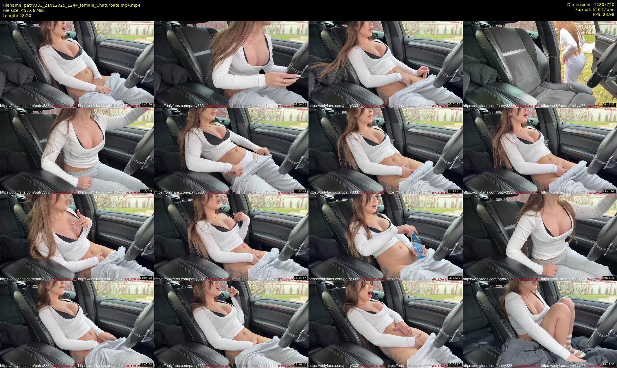patry333 — 29 minute Chaturbate female cam show recording, 720p, Jan 21, 2025