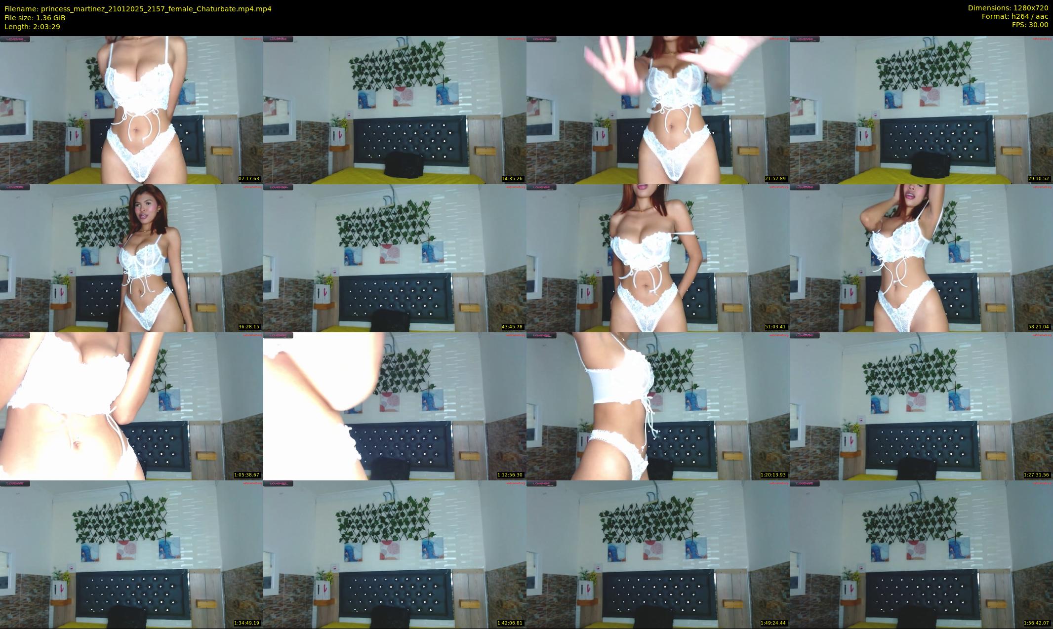 princess_martinez — 124 minute Chaturbate female cam show recording, 720p, Jan 21, 2025
