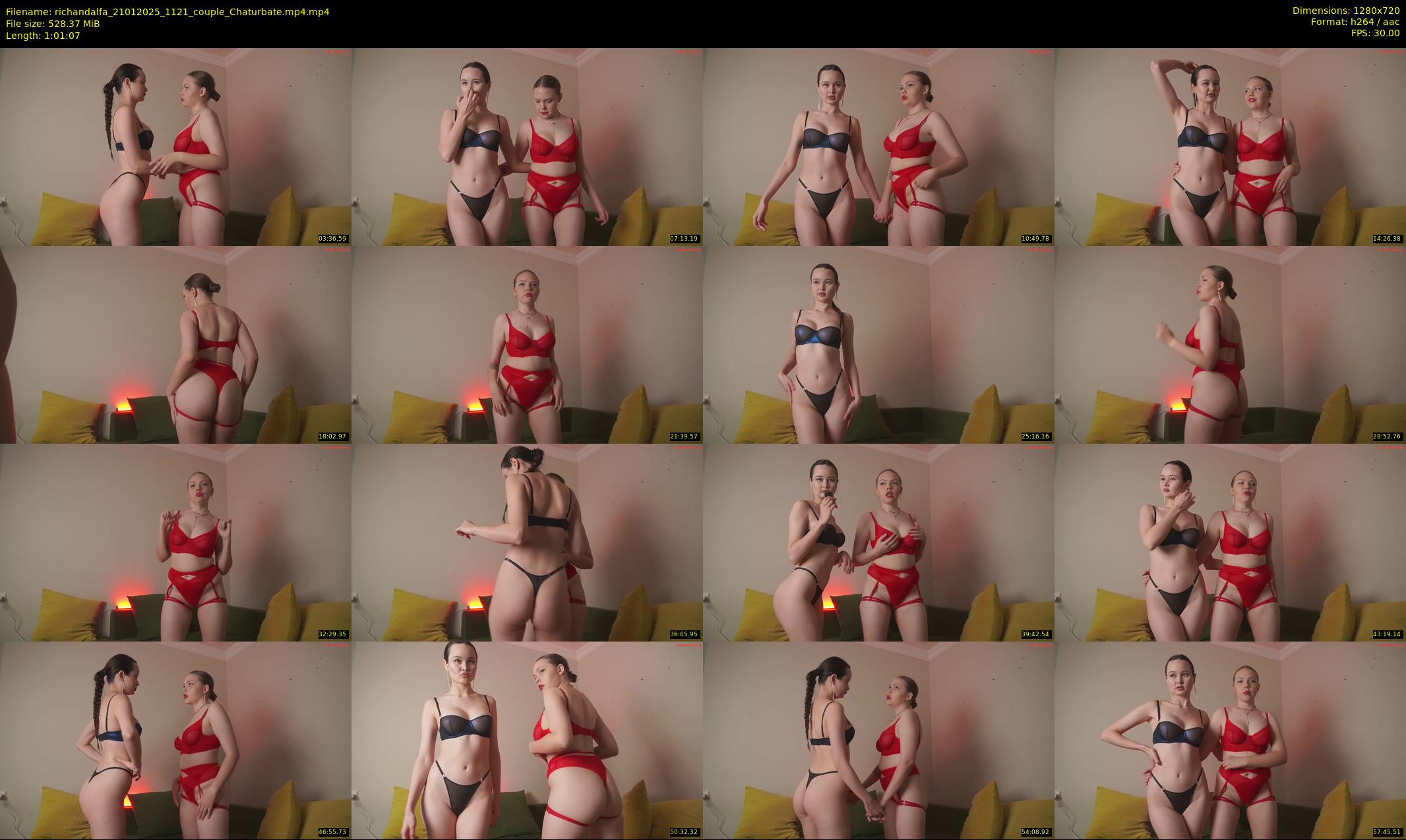 richandalfa — 62 minute Chaturbate couple cam show recording, 720p, Jan 21, 2025