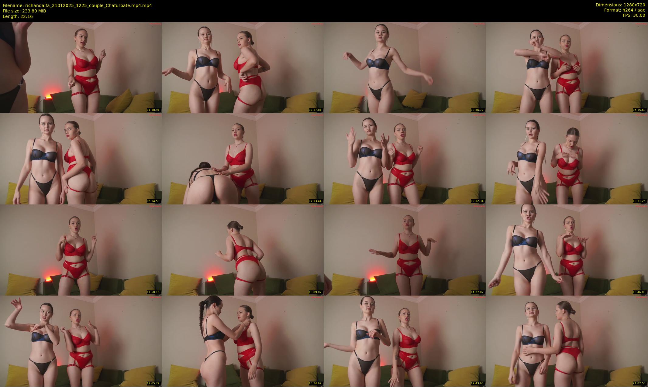 richandalfa — 23 minute Chaturbate couple cam show recording, 720p, Jan 21, 2025