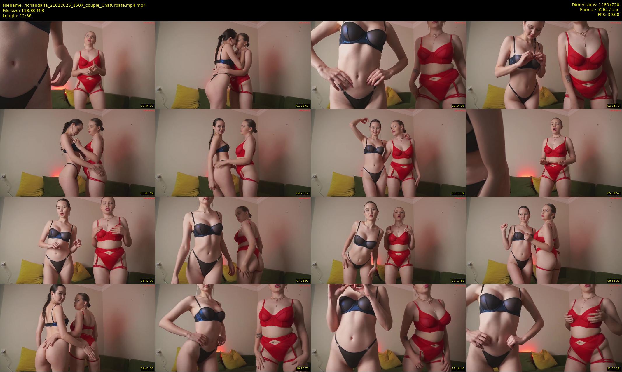 richandalfa — 13 minute Chaturbate couple cam show recording, 720p, Jan 21, 2025