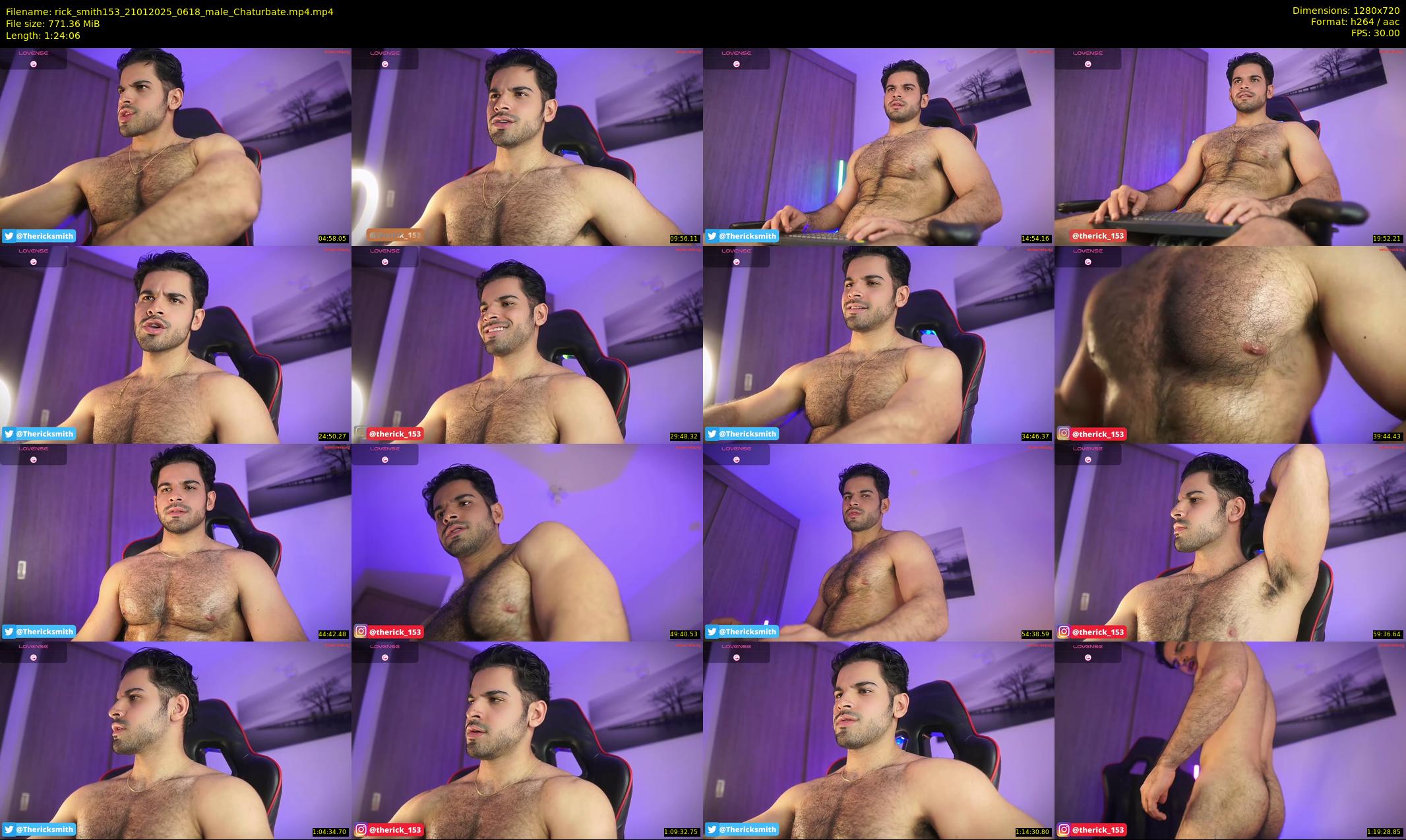 rick_smith153 — 85 minute Chaturbate male cam show recording, 720p, Jan 21, 2025