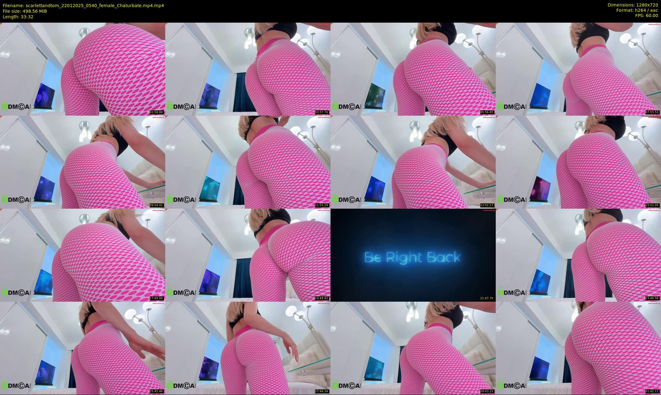 scarlettandtom — 34 minute Chaturbate couple cam show recording, 720p, Jan 22, 2025