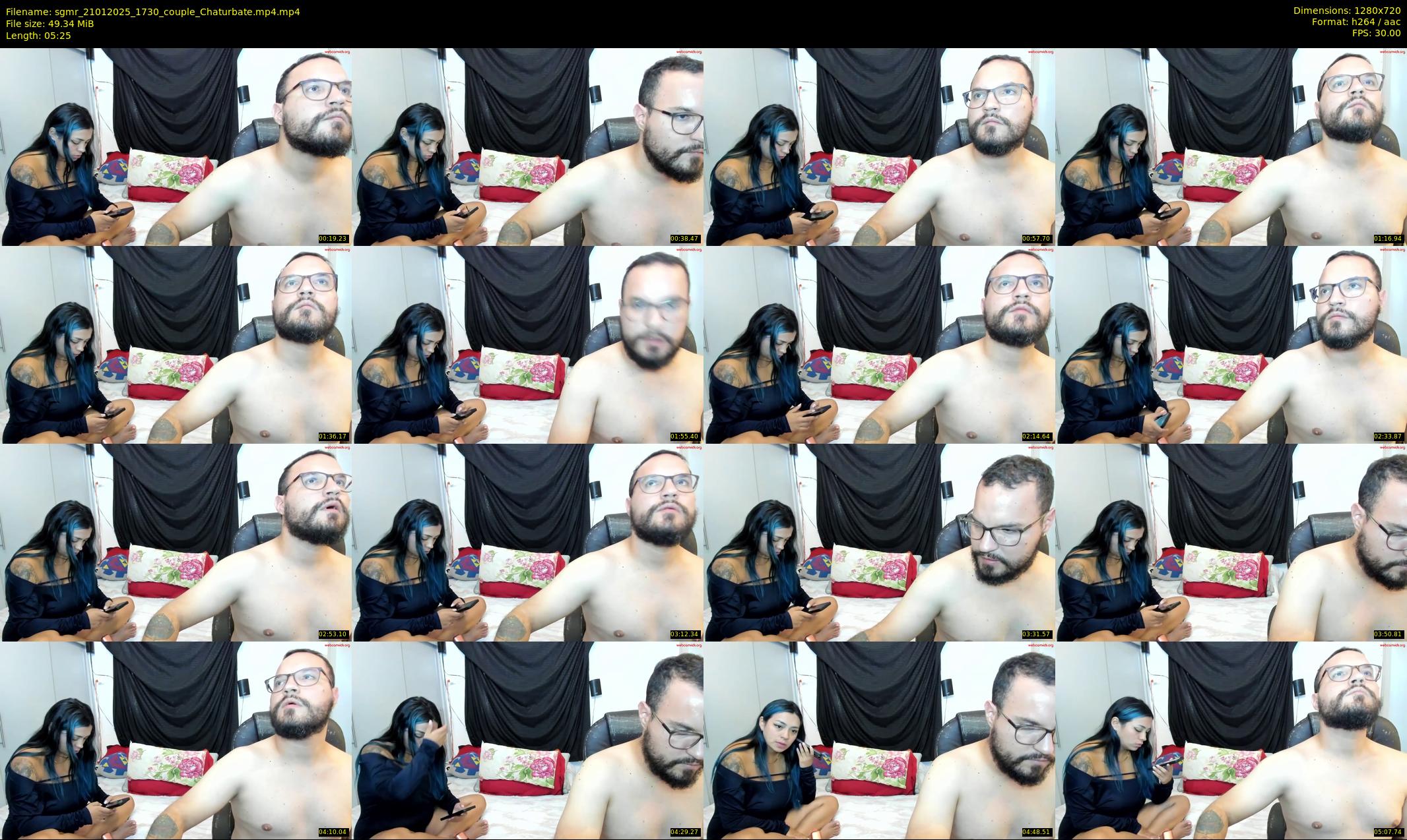 sgmr — 6 minute Chaturbate couple cam show recording, 720p, Jan 21, 2025