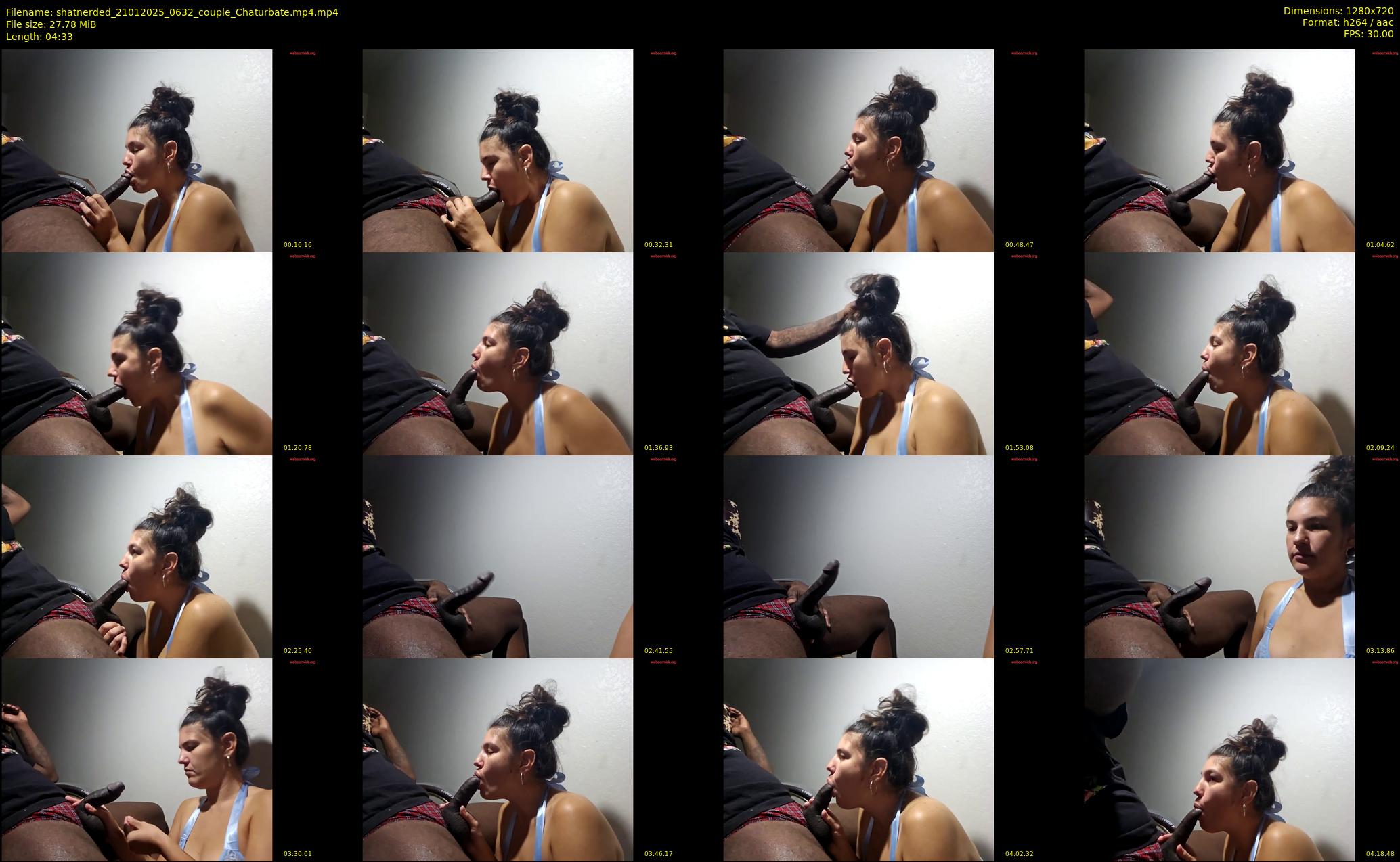 shatnerded — 5 minute Chaturbate couple cam show recording, 720p, Jan 21, 2025