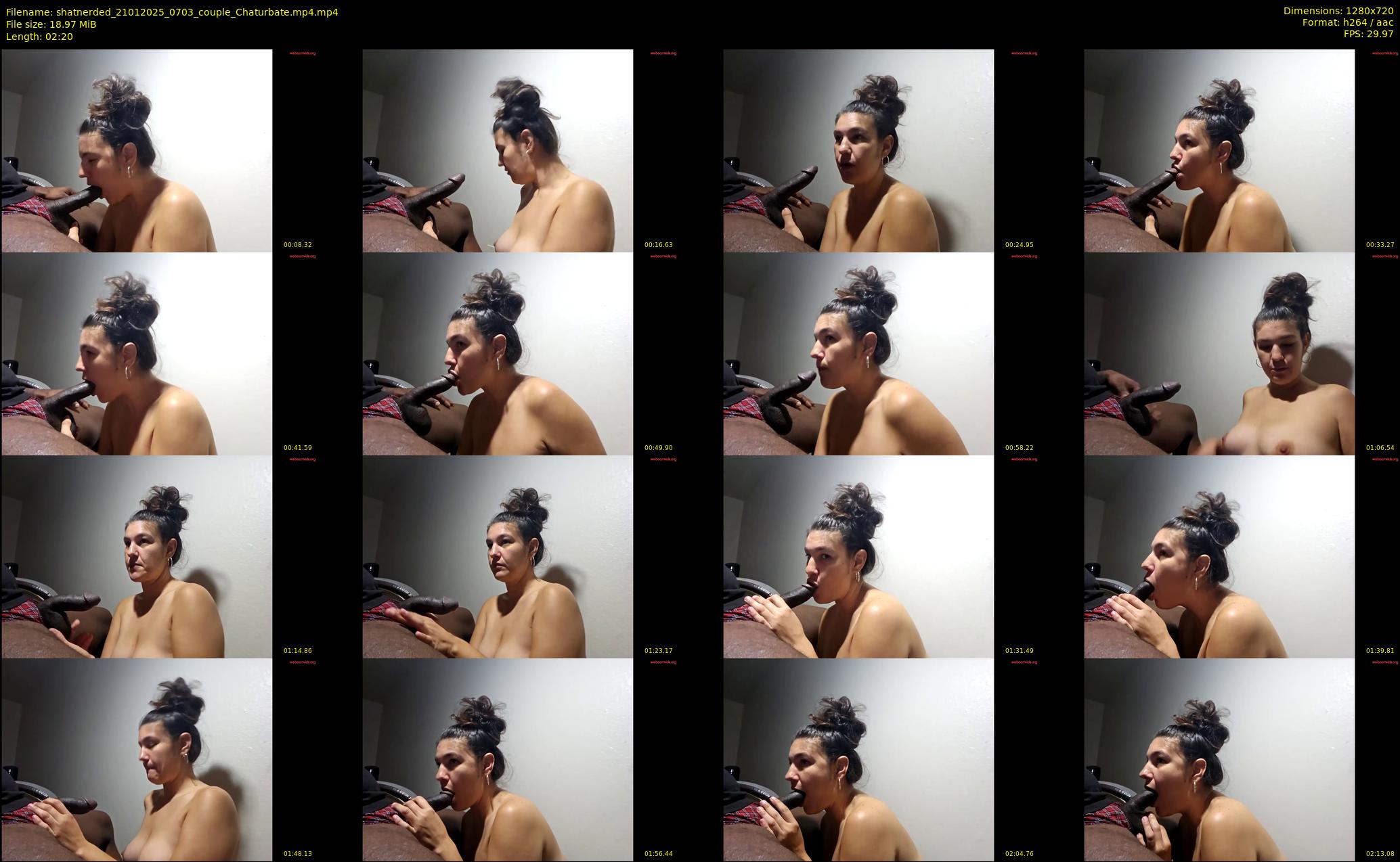 shatnerded — 3 minute Chaturbate couple cam show recording, 720p, Jan 21, 2025