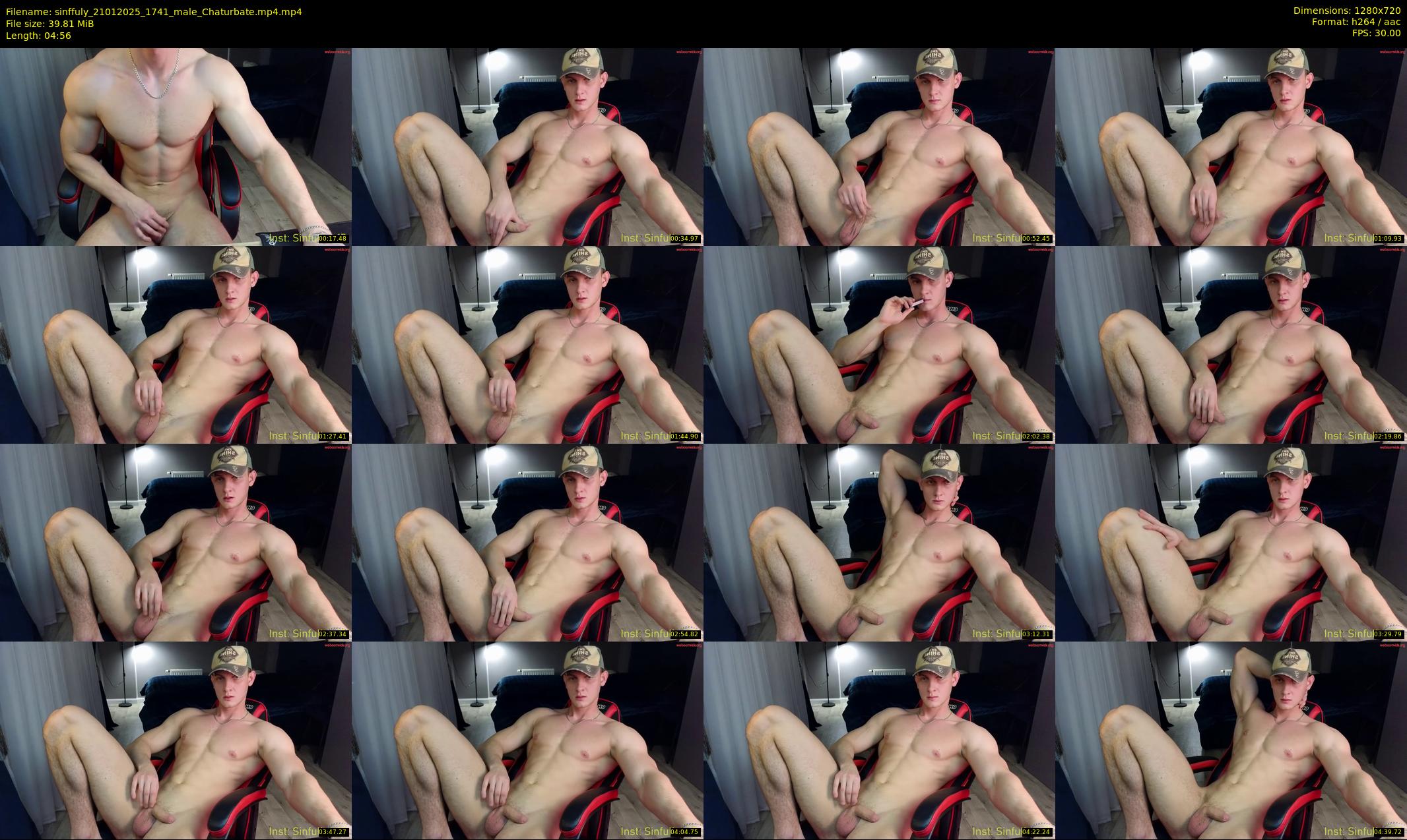 sinffuly — 5 minute Chaturbate male cam show recording, 720p, Jan 21, 2025
