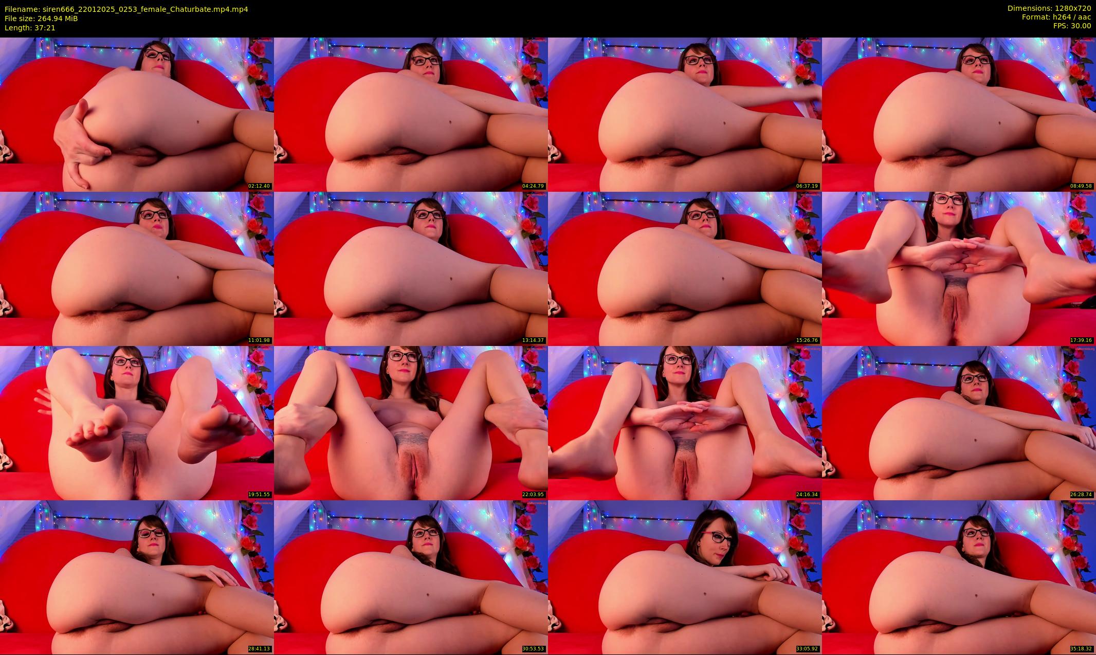 siren666 — 38 minute Chaturbate female cam show recording, 720p, Jan 22, 2025