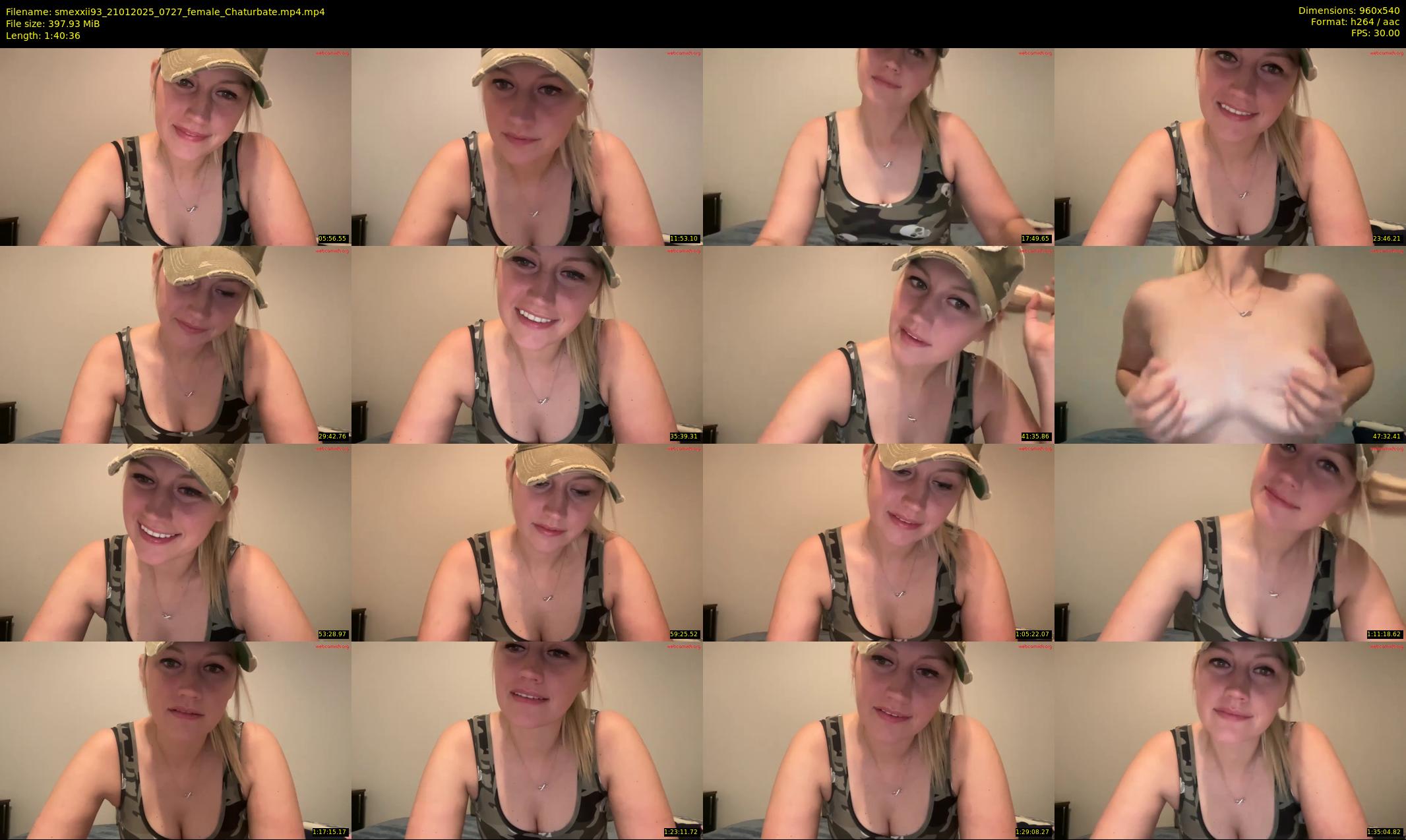 smexxii93 — 101 minute Chaturbate female cam show recording, 480p, Jan 21, 2025