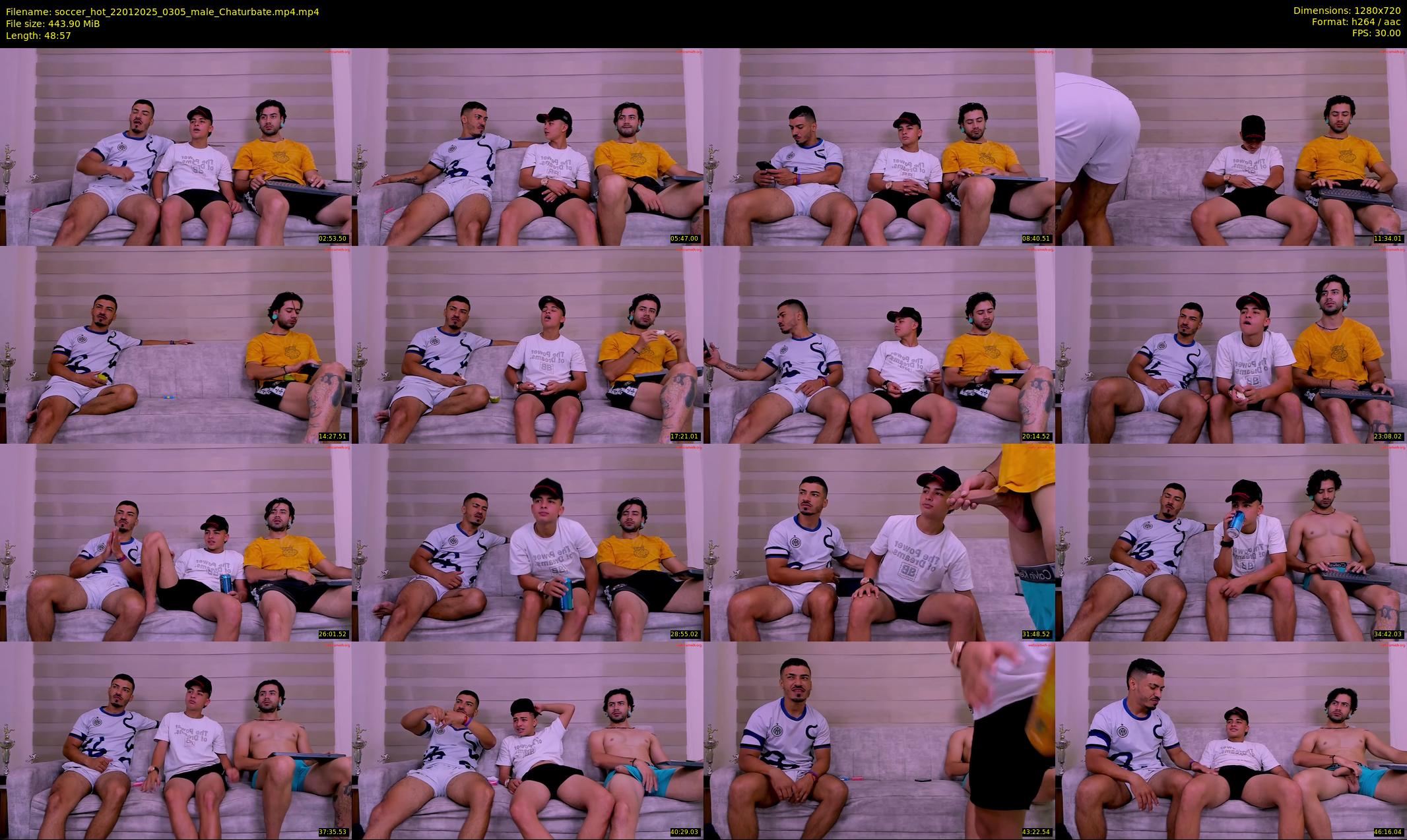 soccer_hot — 49 minute Chaturbate male cam show recording, 720p, Jan 22, 2025