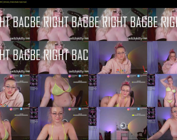 switchykitty — 121 minute Chaturbate female cam show recording, 720p, Jan 21, 2025