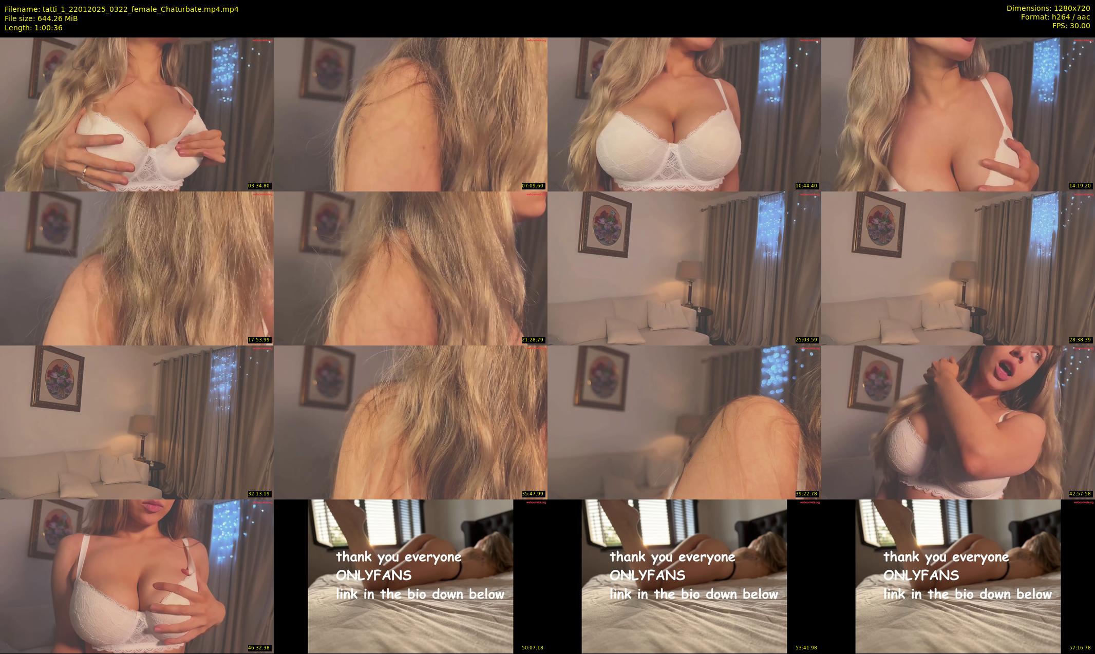 tatti_1 — 61 minute Chaturbate female cam show recording, 720p, Jan 22, 2025