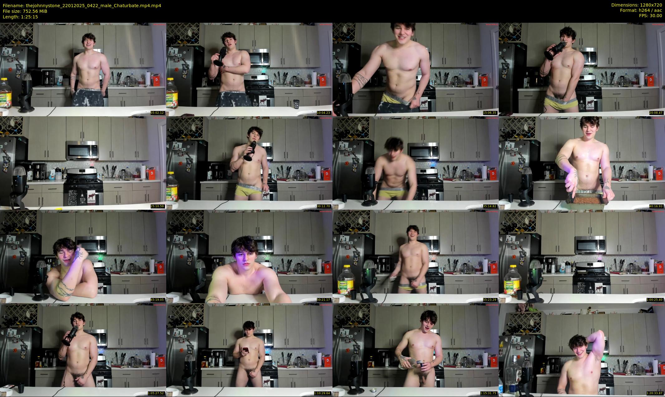 thejohnnystone — 86 minute Chaturbate male cam show recording, 720p, Jan 22, 2025