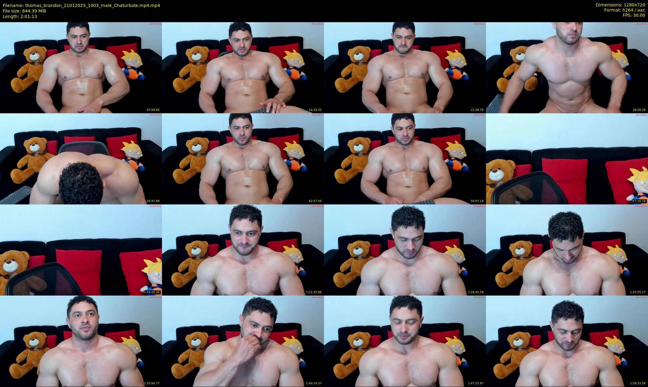thomas_brandon — 122 minute Chaturbate male cam show recording, 720p, Jan 21, 2025