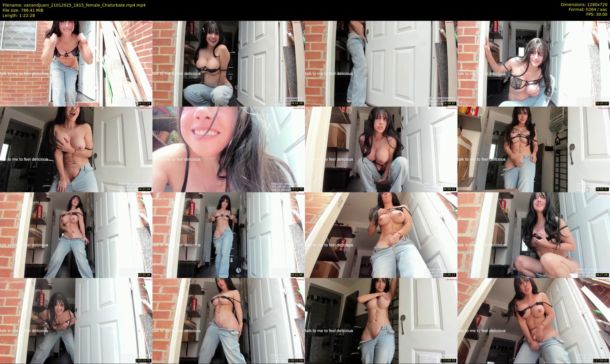 vanandjuani — 83 minute Chaturbate female cam show recording, 720p, Jan 21, 2025