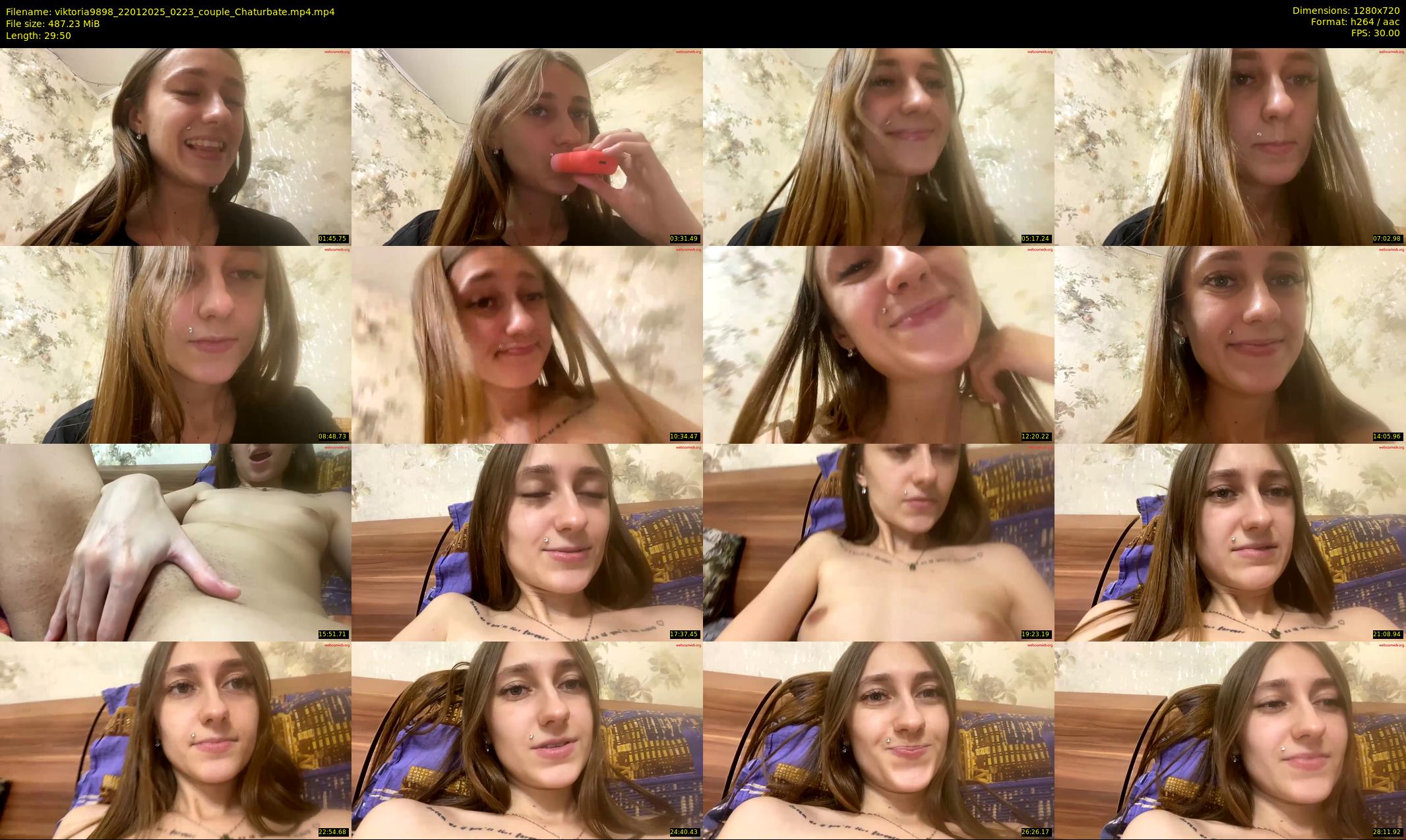 viktoria9898 — 30 minute Chaturbate couple cam show recording, 720p, Jan 22, 2025