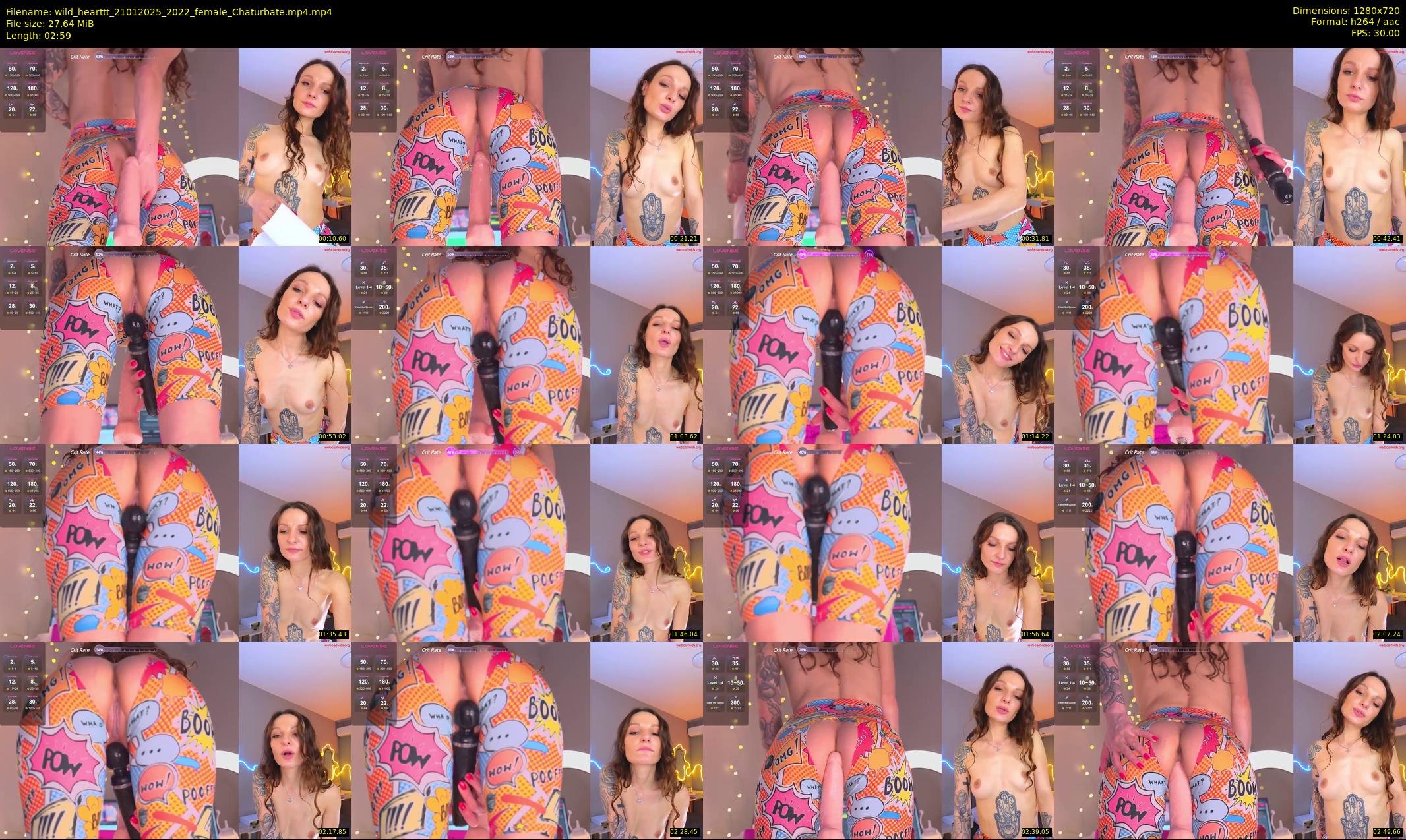 wild_hearttt — 3 minute Chaturbate female cam show recording, 720p, Jan 21, 2025