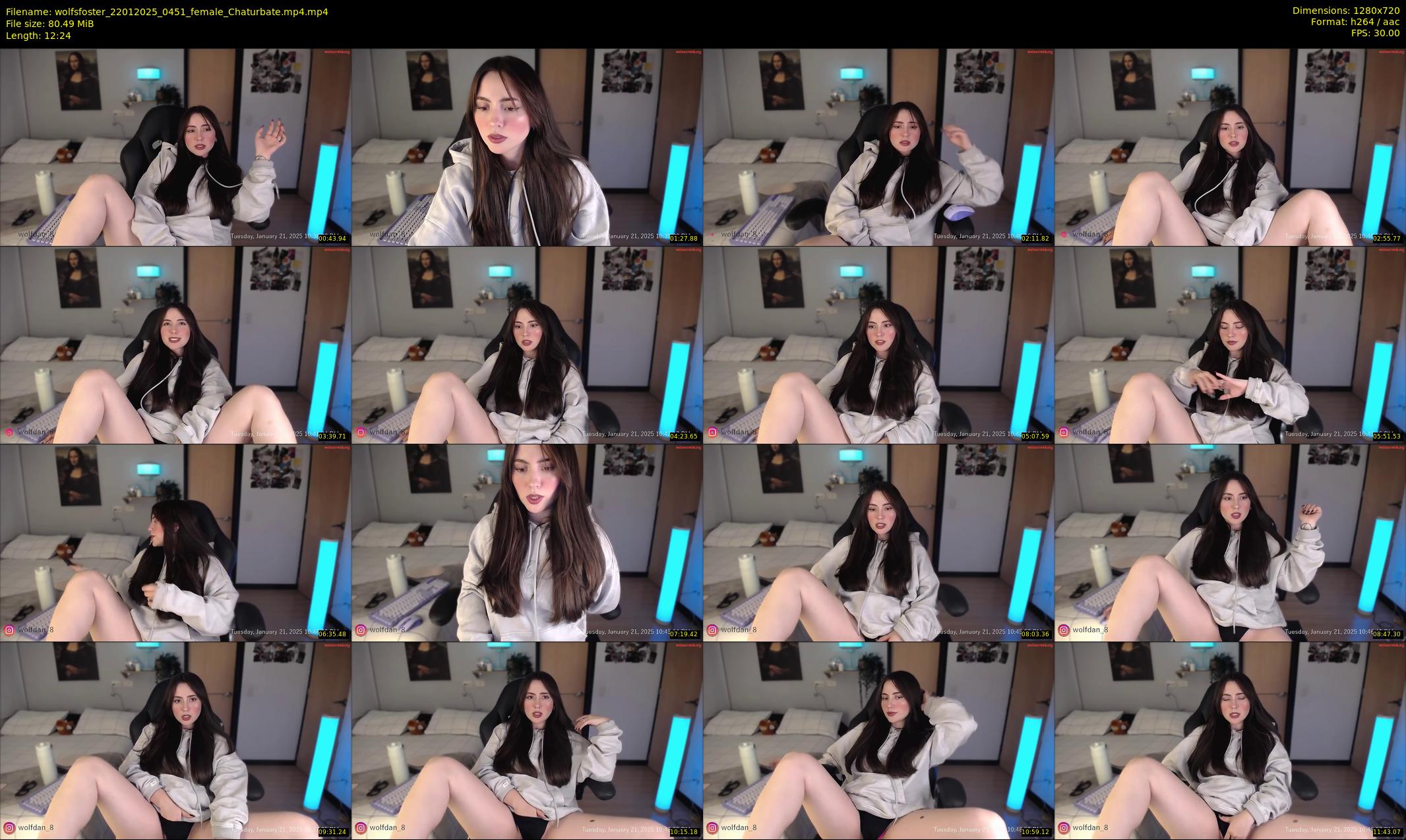 wolfsfoster — 13 minute Chaturbate couple cam show recording, 720p, Jan 22, 2025