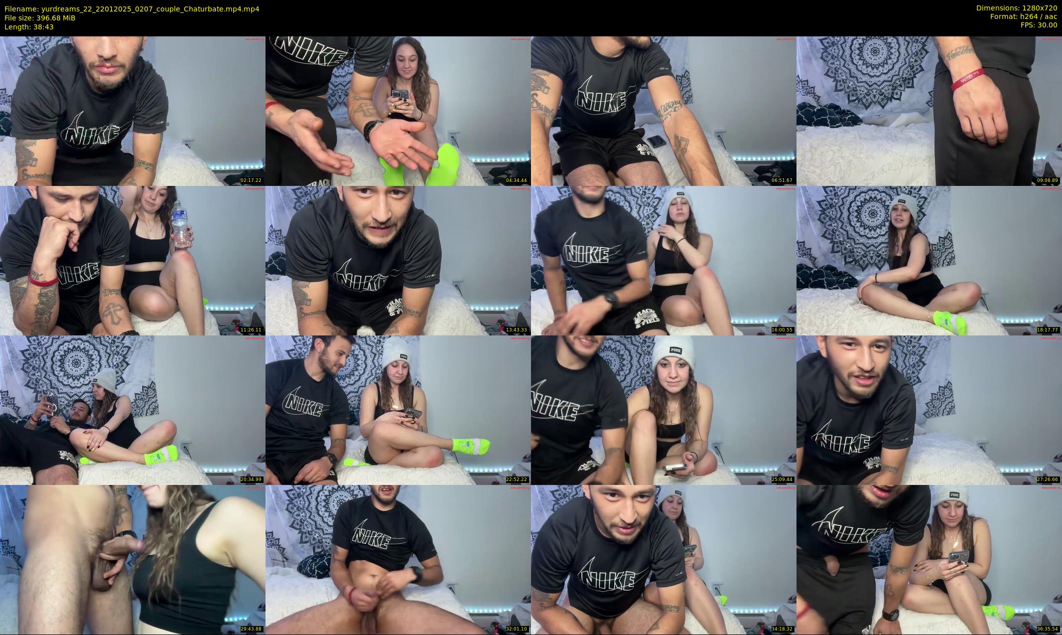 yurdreams_22 — 39 minute Chaturbate couple cam show recording, 720p, Jan 22, 2025