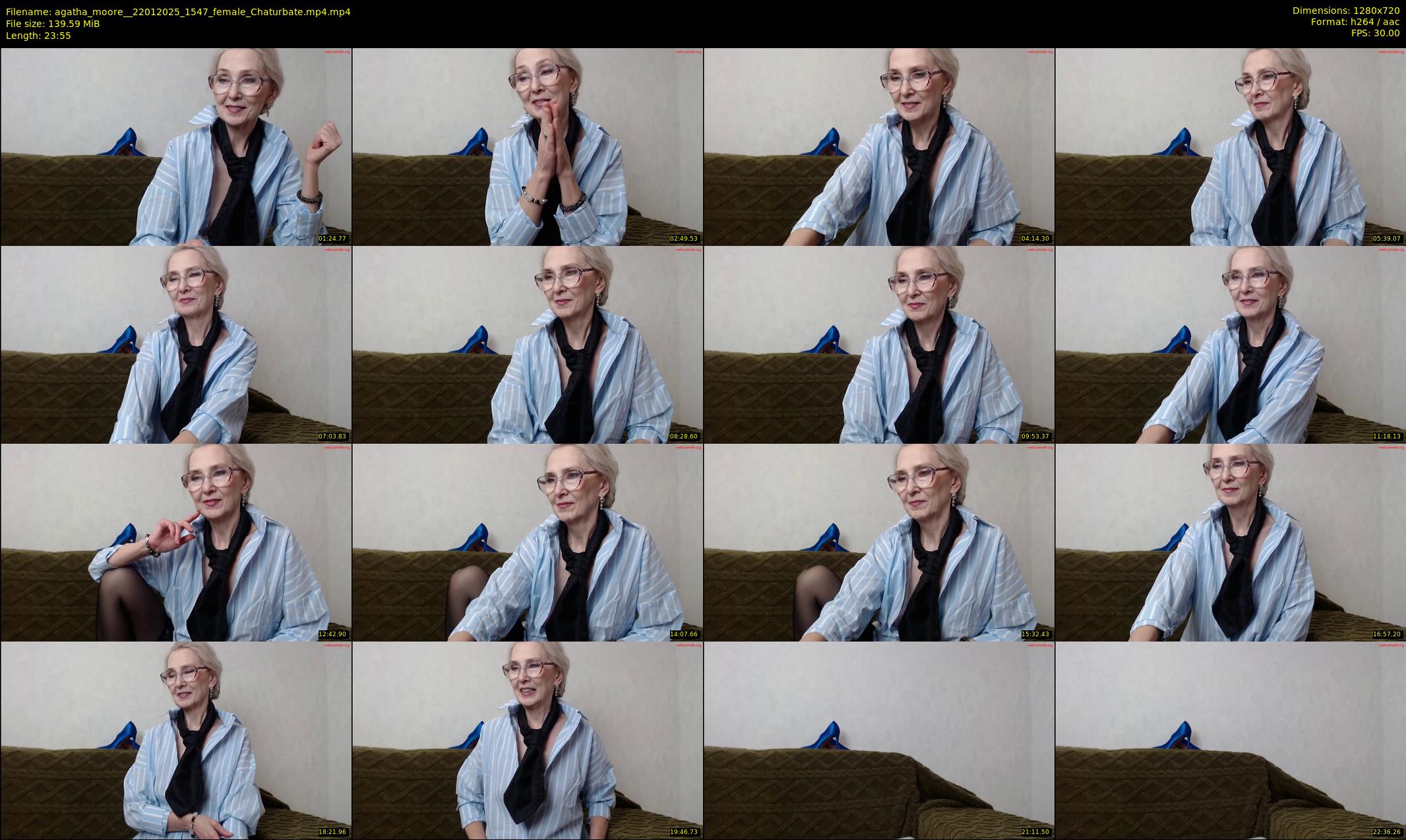 agatha_moore_ — 24 minute Chaturbate female cam show recording, 720p, Jan 22, 2025
