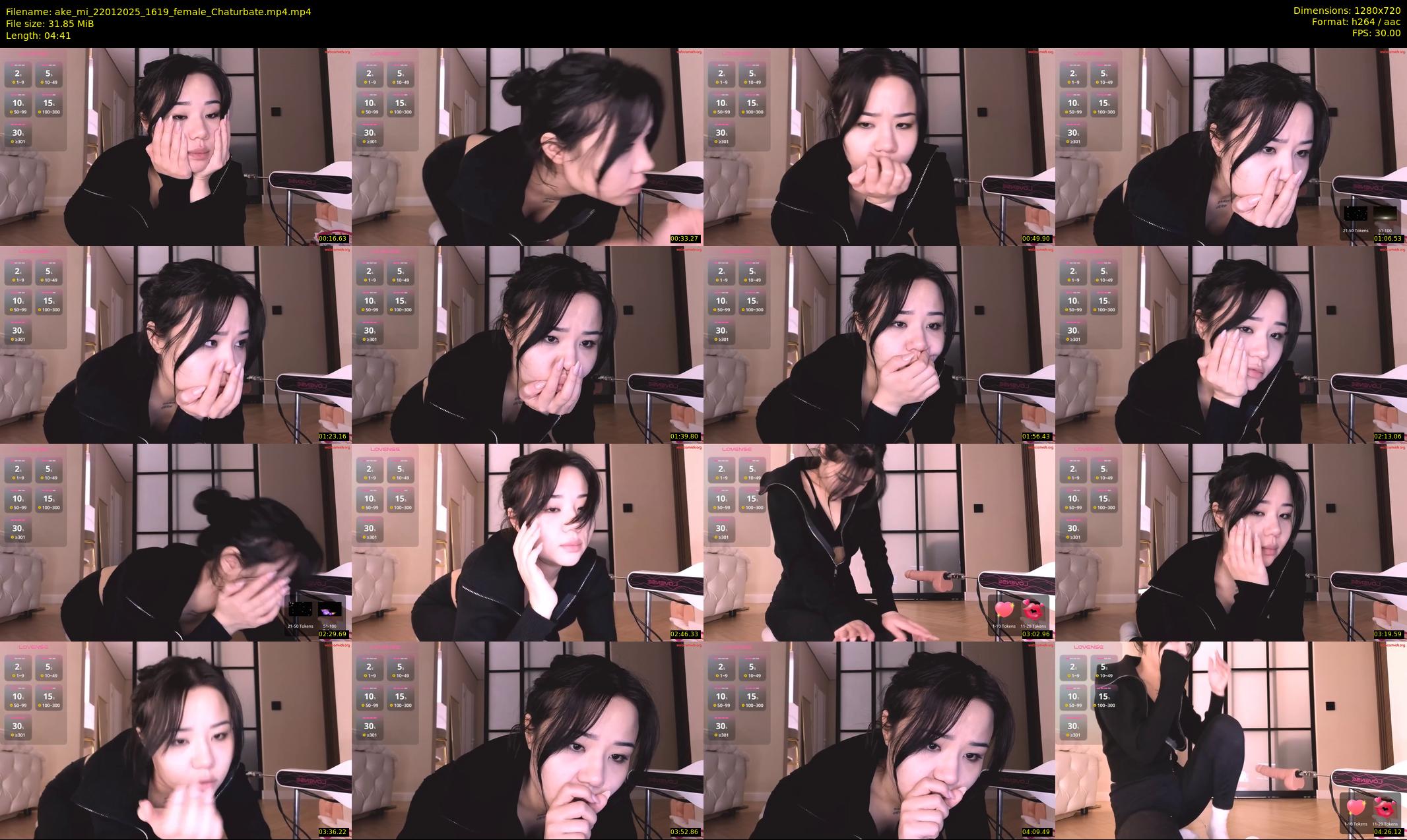 ake_mi — 5 minute Chaturbate female cam show recording, 720p, Jan 22, 2025
