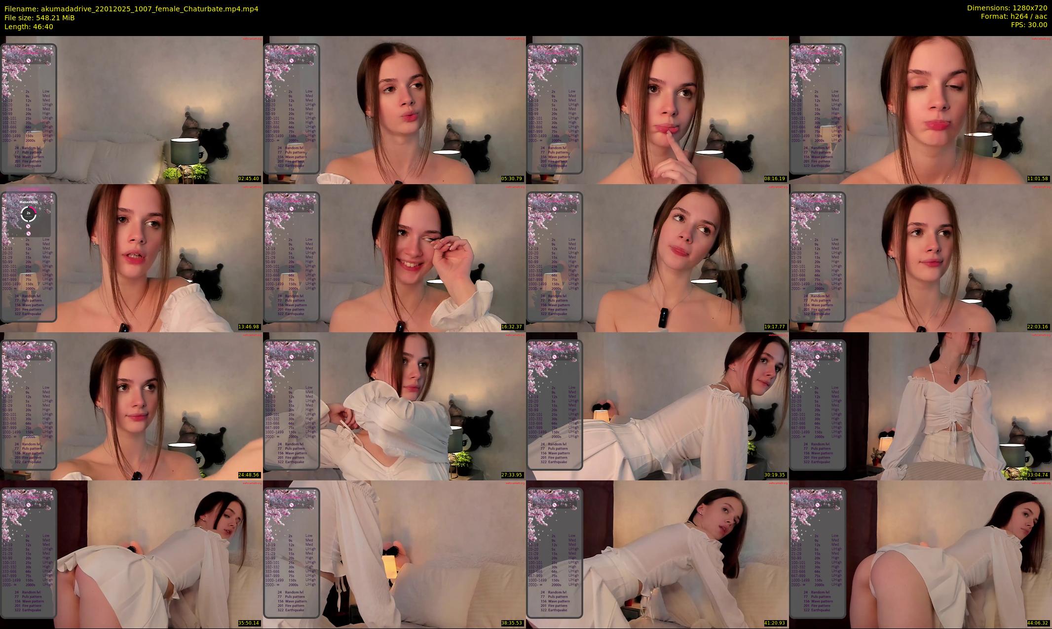 akumadadrive — 47 minute Chaturbate female cam show recording, 720p, Jan 22, 2025
