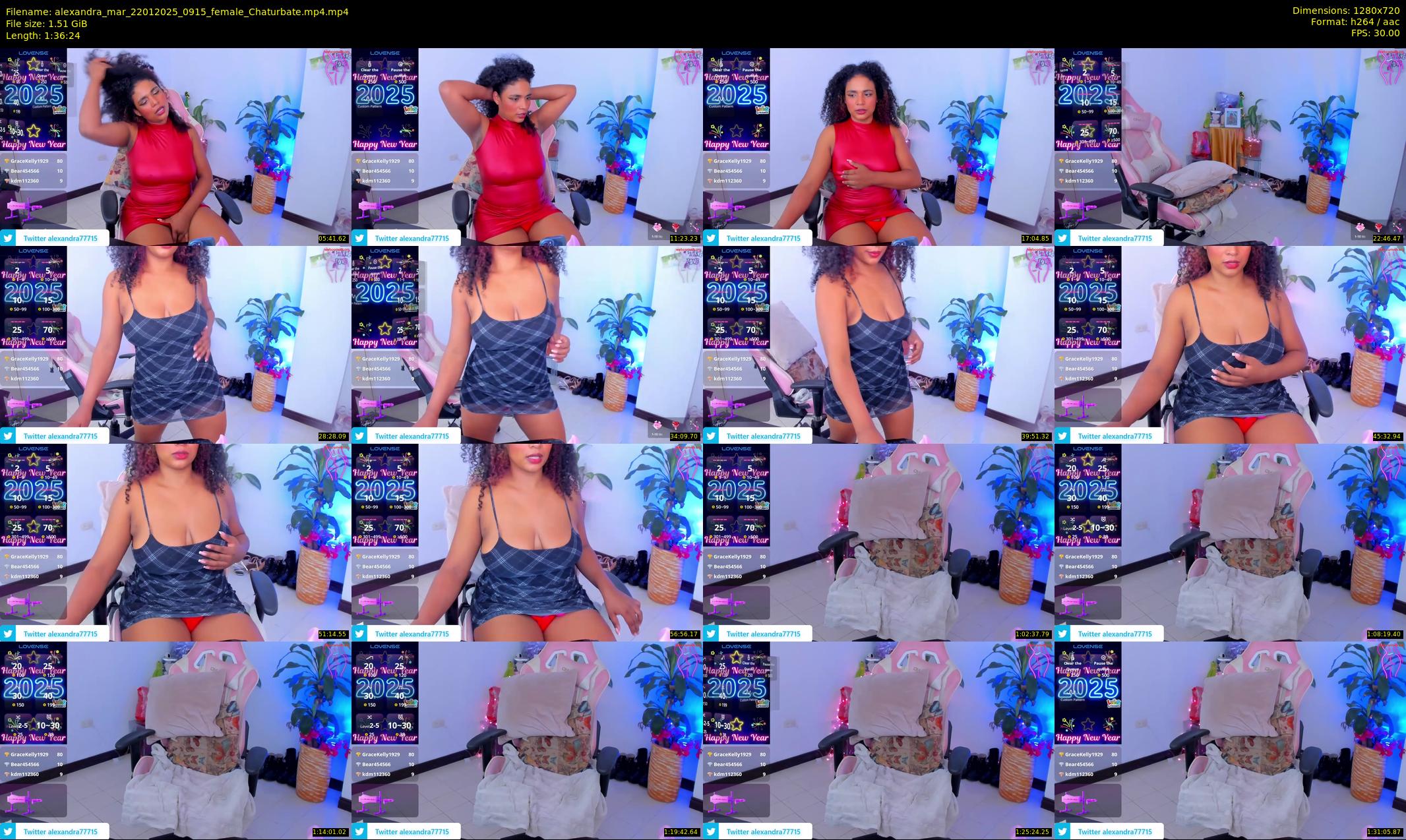 alexandra_mar — 97 minute Chaturbate female cam show recording, 720p, Jan 22, 2025