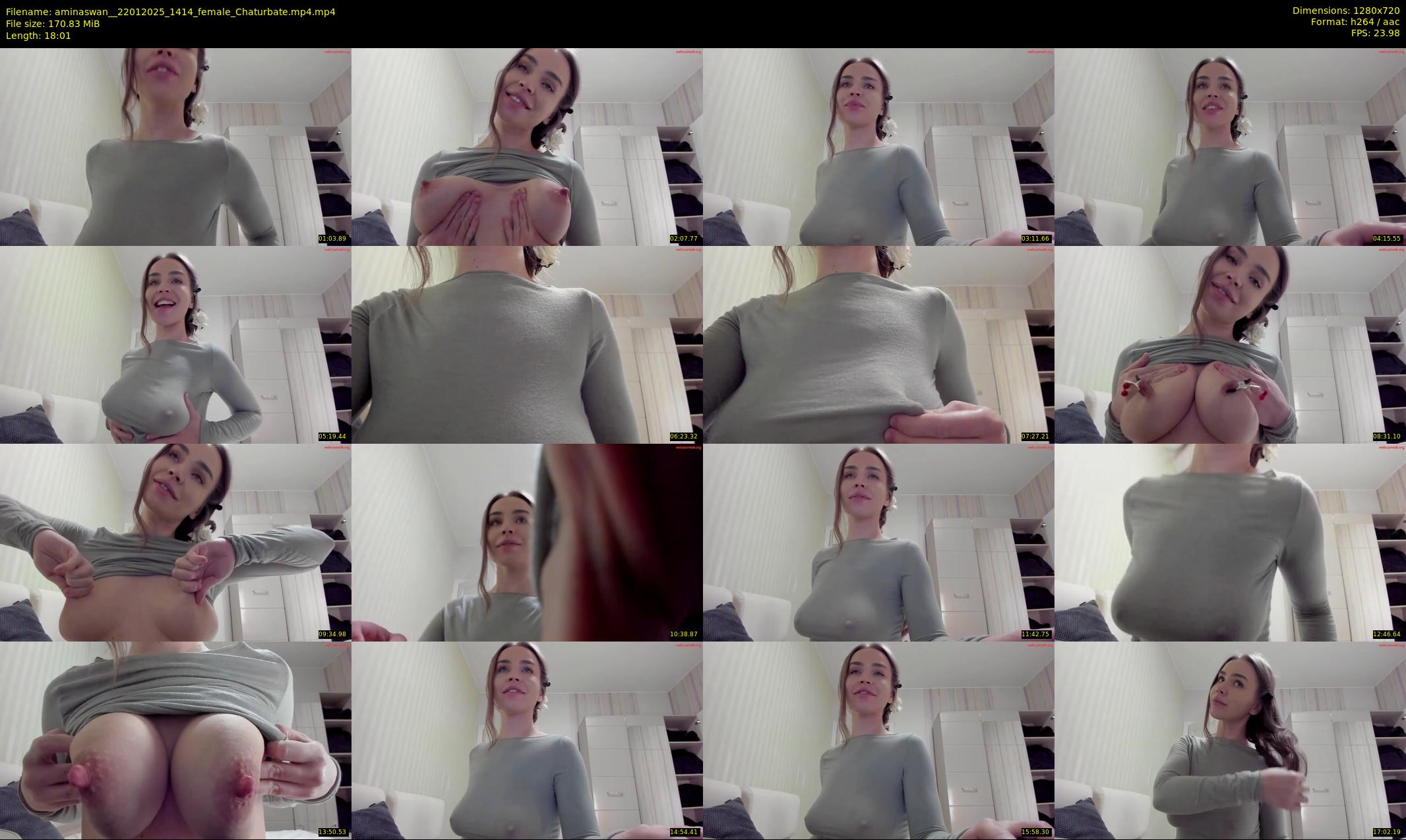 aminaswan_ — 19 minute Chaturbate female cam show recording, 720p, Jan 22, 2025