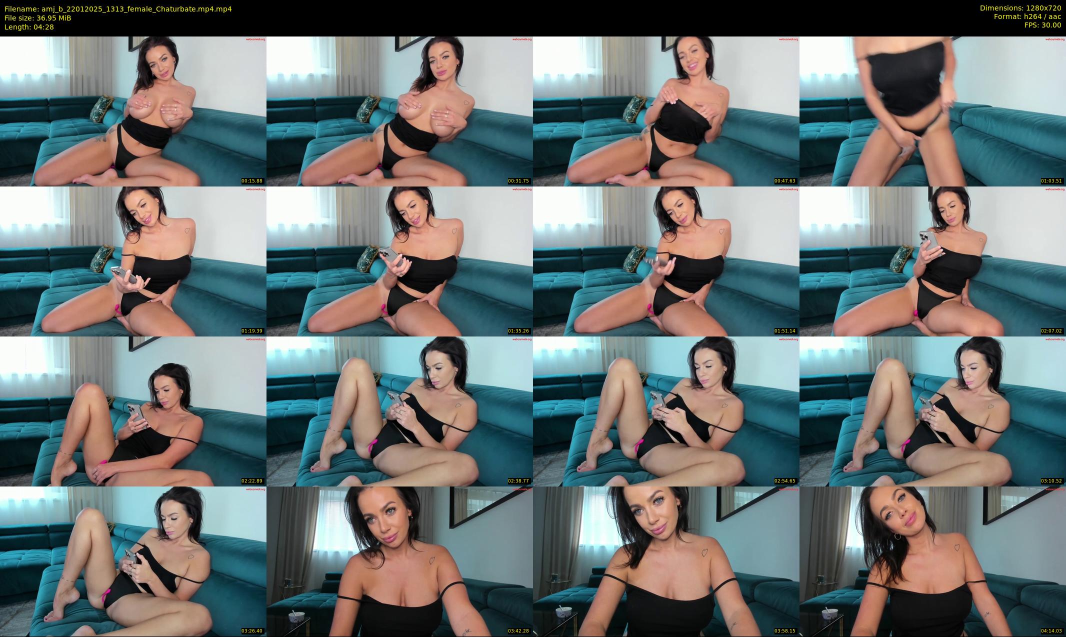 amj_b — 5 minute Chaturbate female cam show recording, 720p, Jan 22, 2025