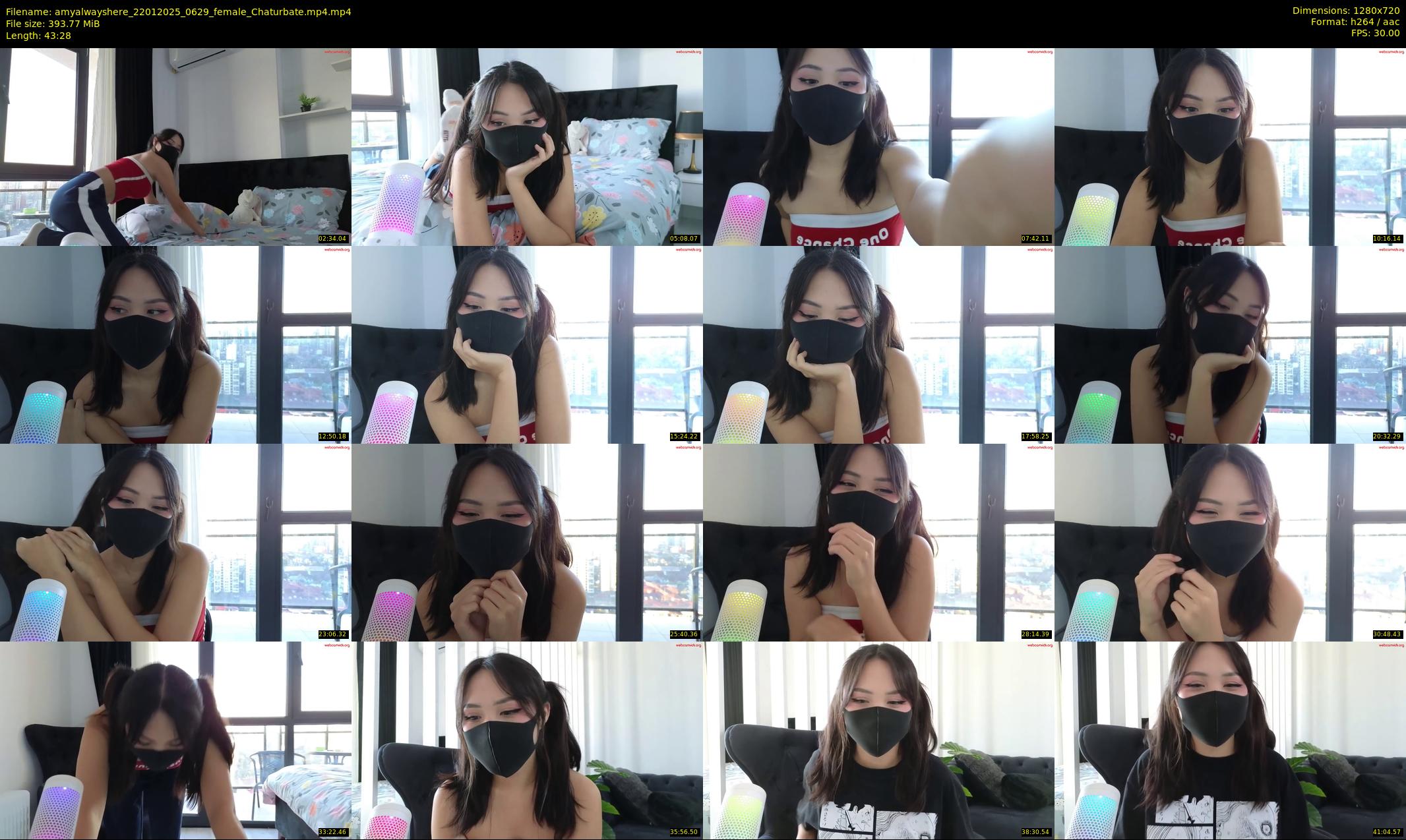 amyalwayshere — 44 minute Chaturbate female cam show recording, 720p, Jan 22, 2025