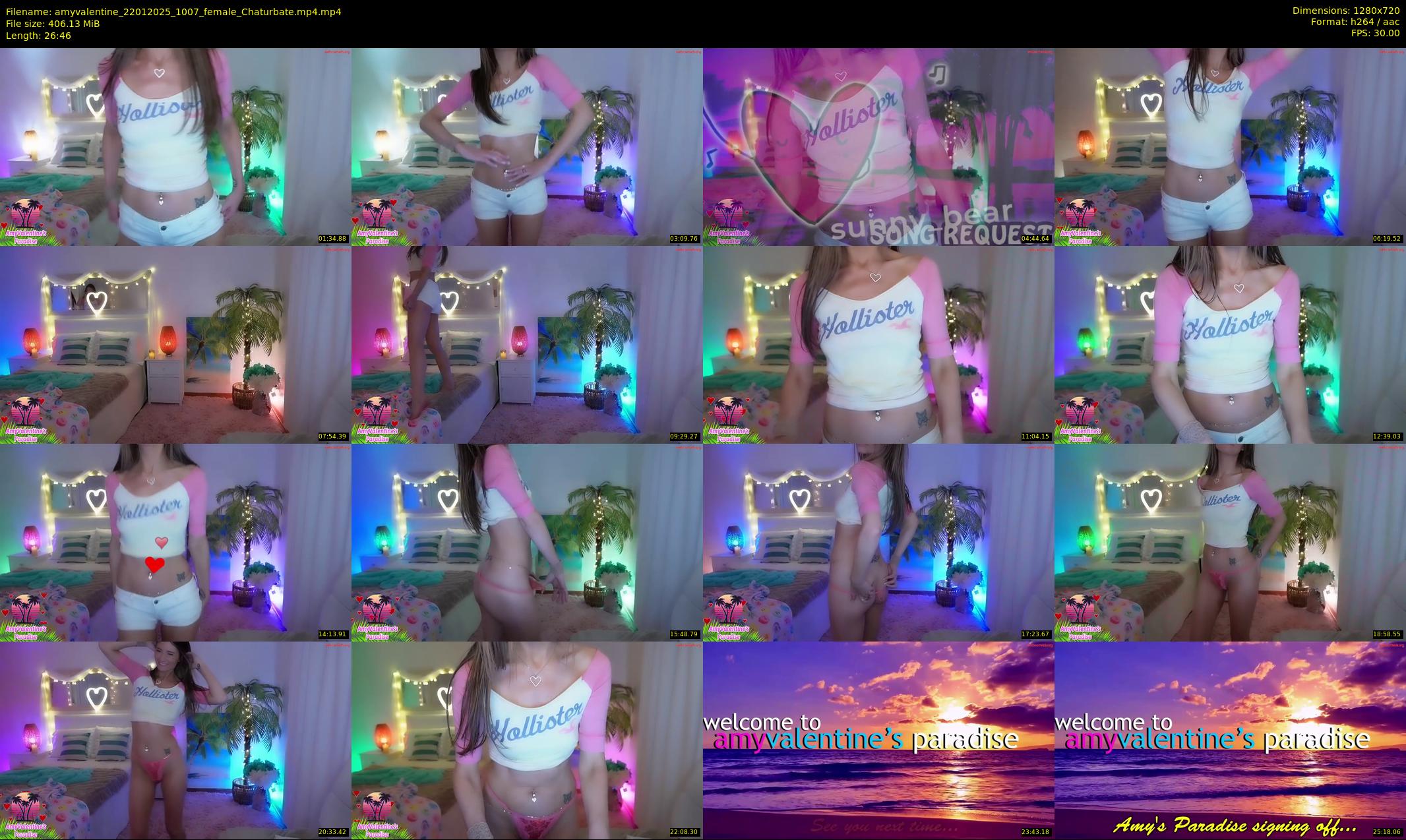 amyvalentine — 27 minute Chaturbate female cam show recording, 720p, Jan 22, 2025