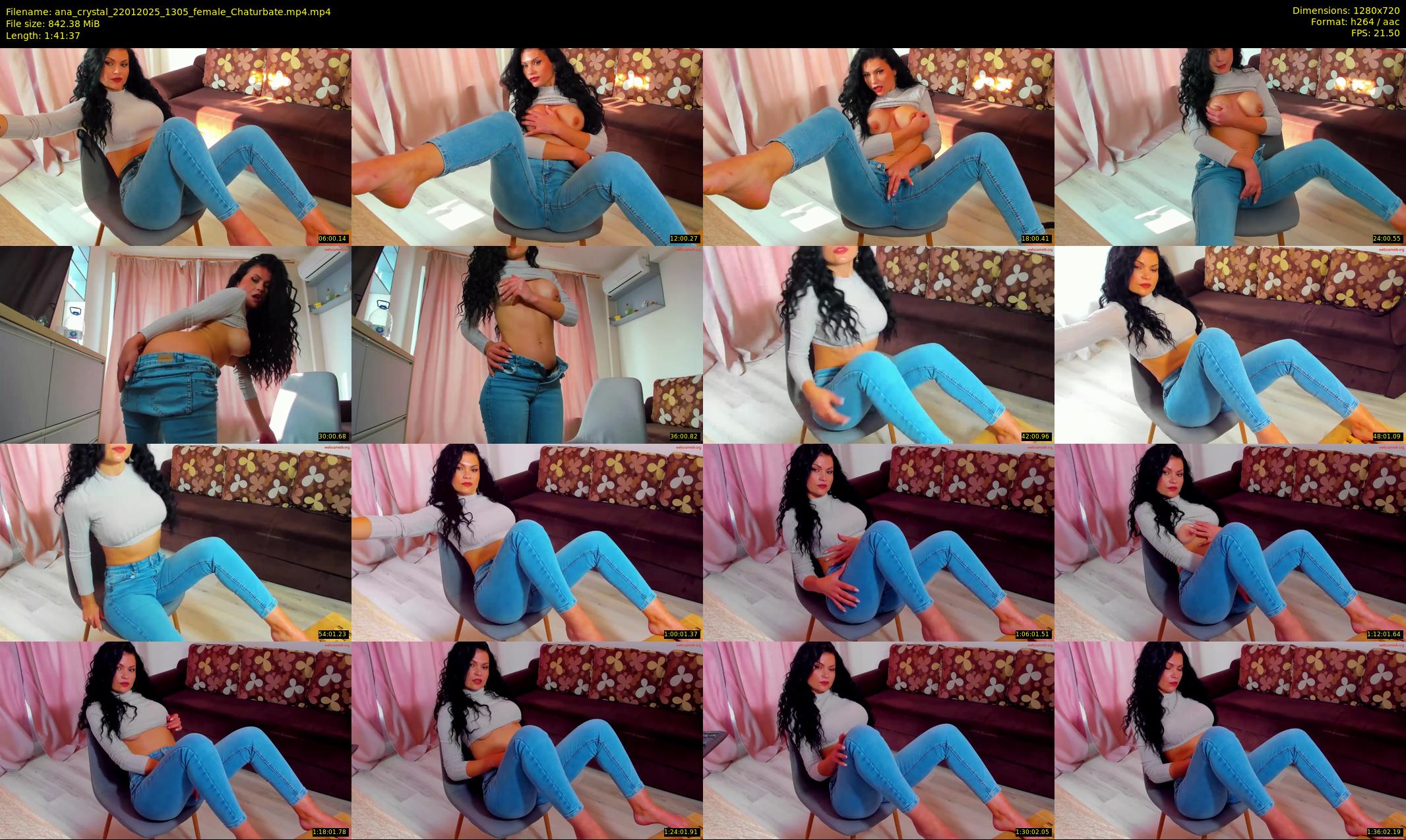 ana_crystal — 102 minute Chaturbate female cam show recording, 720p, Jan 22, 2025