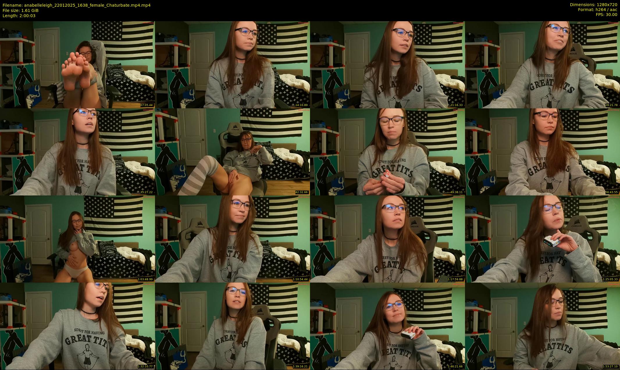 anabelleleigh — 121 minute Chaturbate female cam show recording, 720p, Jan 22, 2025