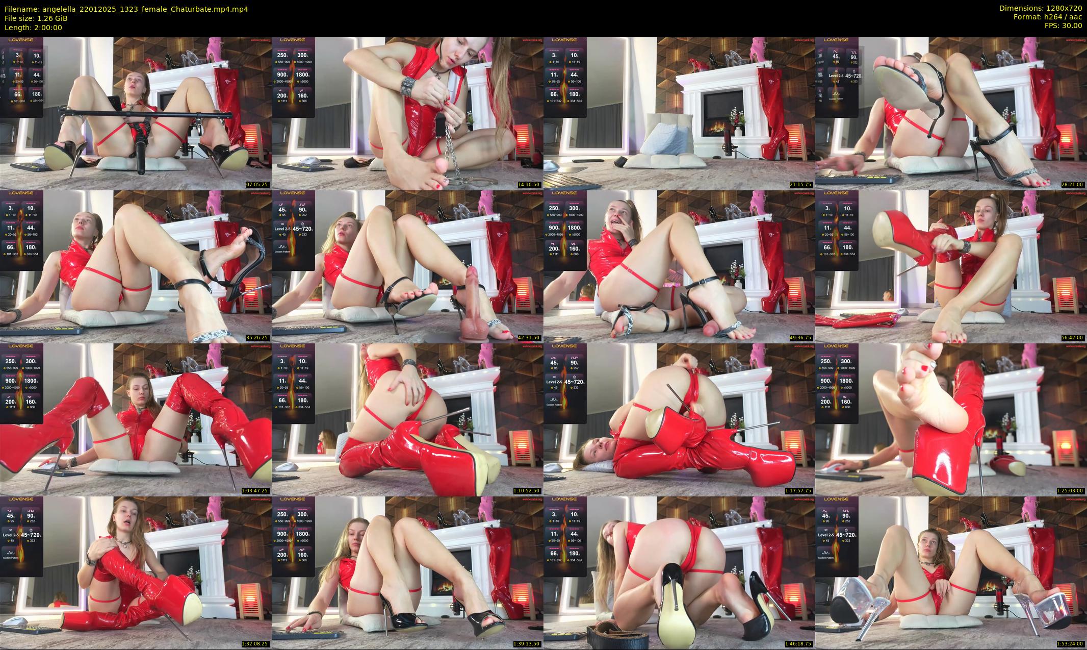 angelella — 120 minute Chaturbate female cam show recording, 720p, Jan 22, 2025