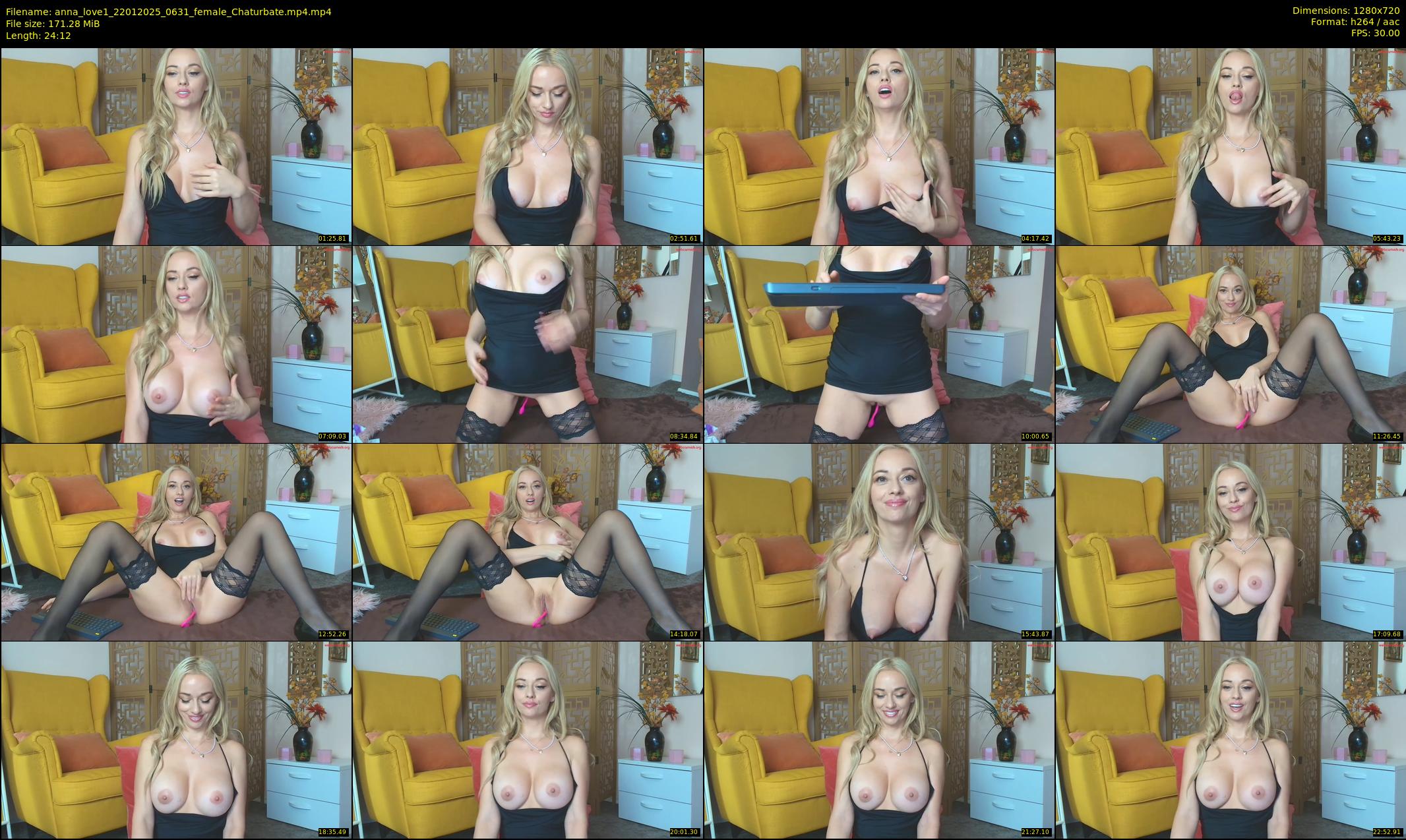 anna_love1 — 25 minute Chaturbate female cam show recording, 720p, Jan 22, 2025