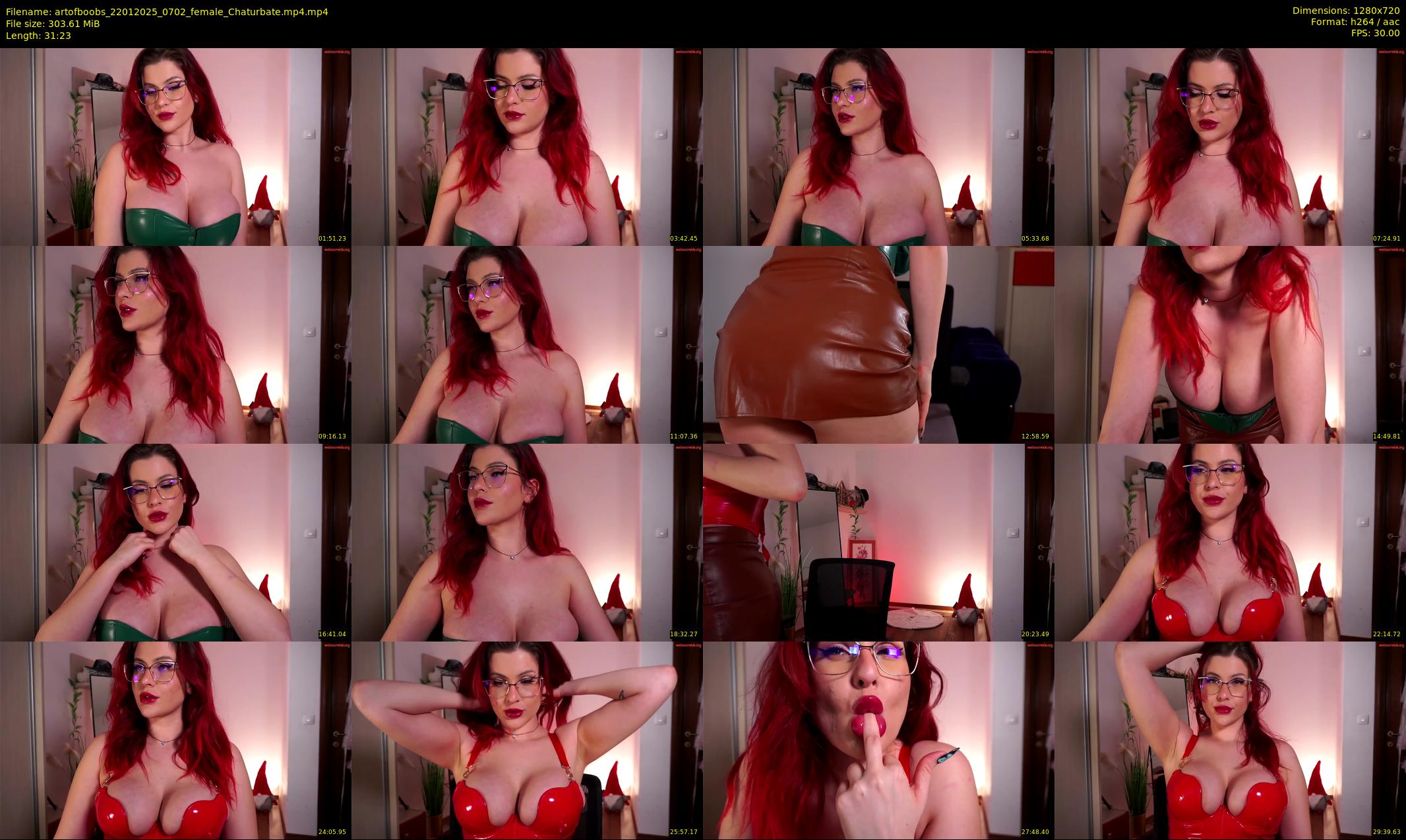artofboobs — 32 minute Chaturbate female cam show recording, 720p, Jan 22, 2025