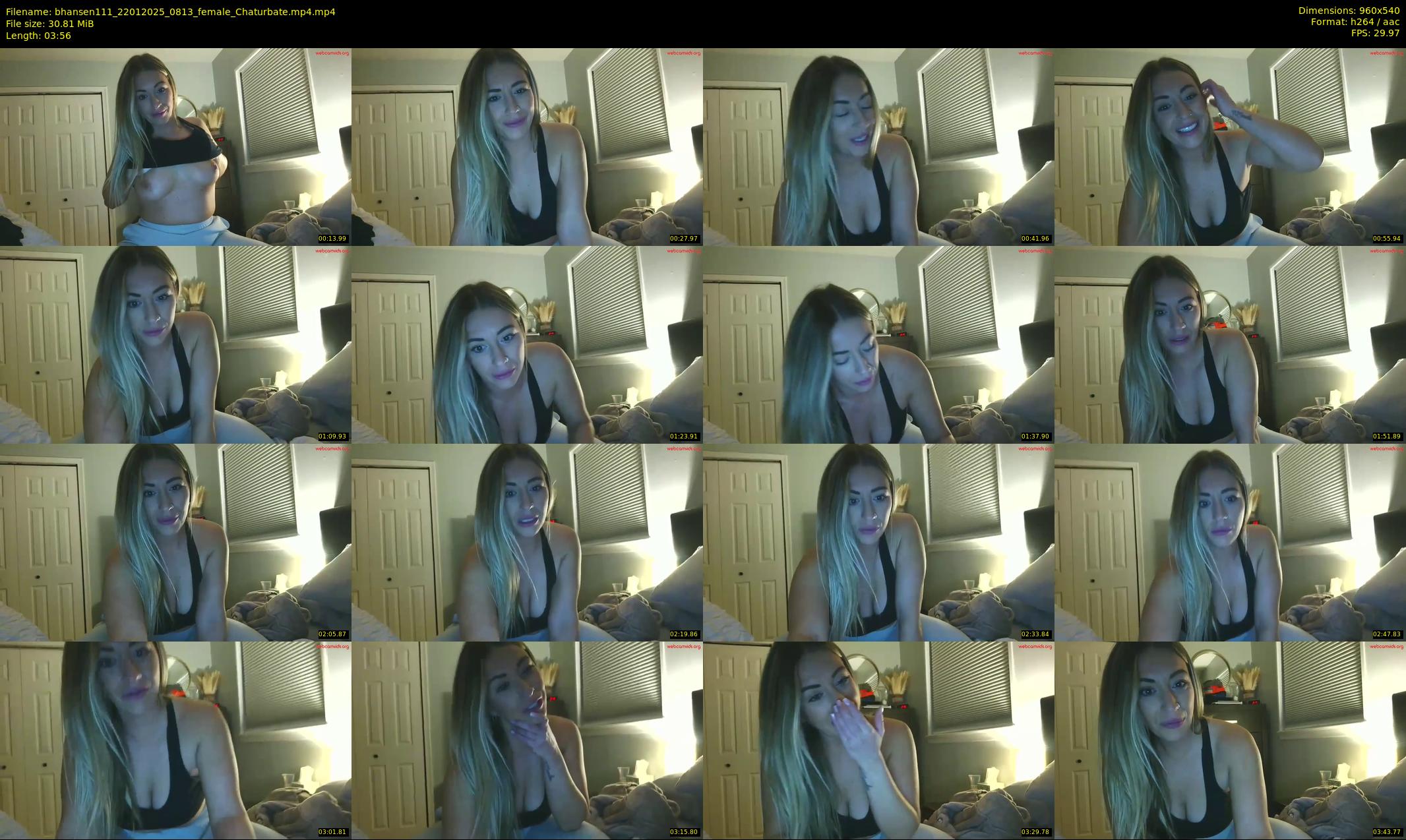 bhansen111 — 4 minute Chaturbate female cam show recording, 480p, Jan 22, 2025