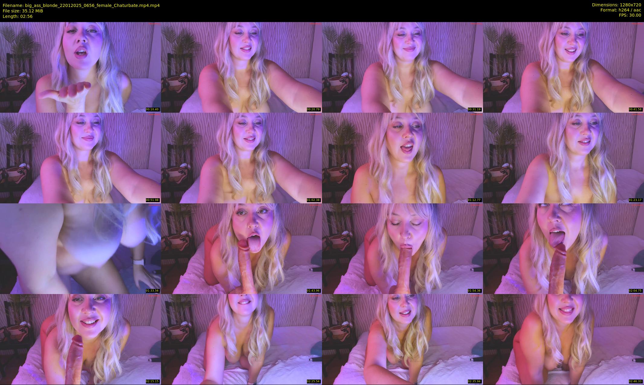 big_ass_blonde — 3 minute Chaturbate female cam show recording, 720p, Jan 22, 2025