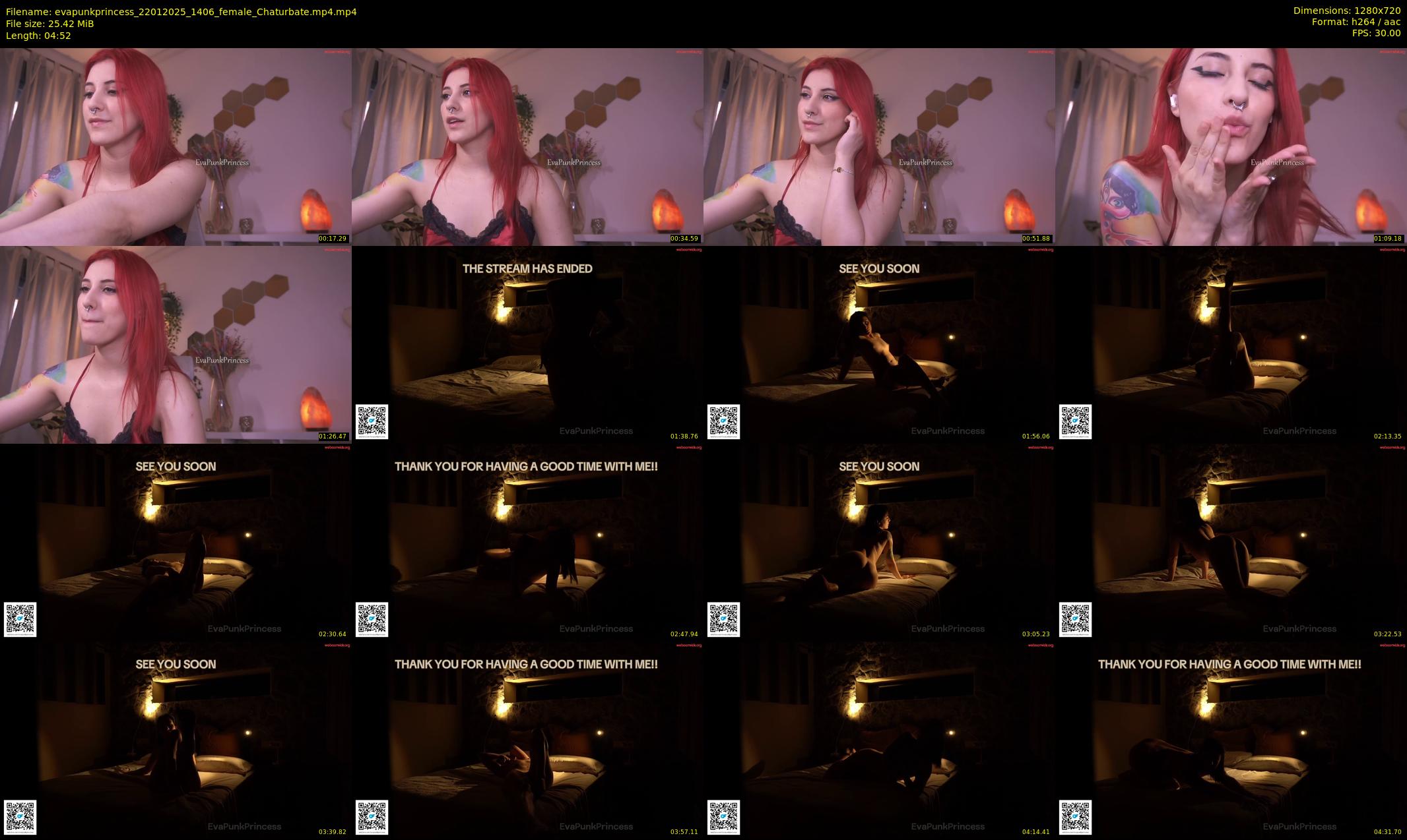 evapunkprincess — 5 minute Chaturbate female cam show recording, 720p, Jan 22, 2025