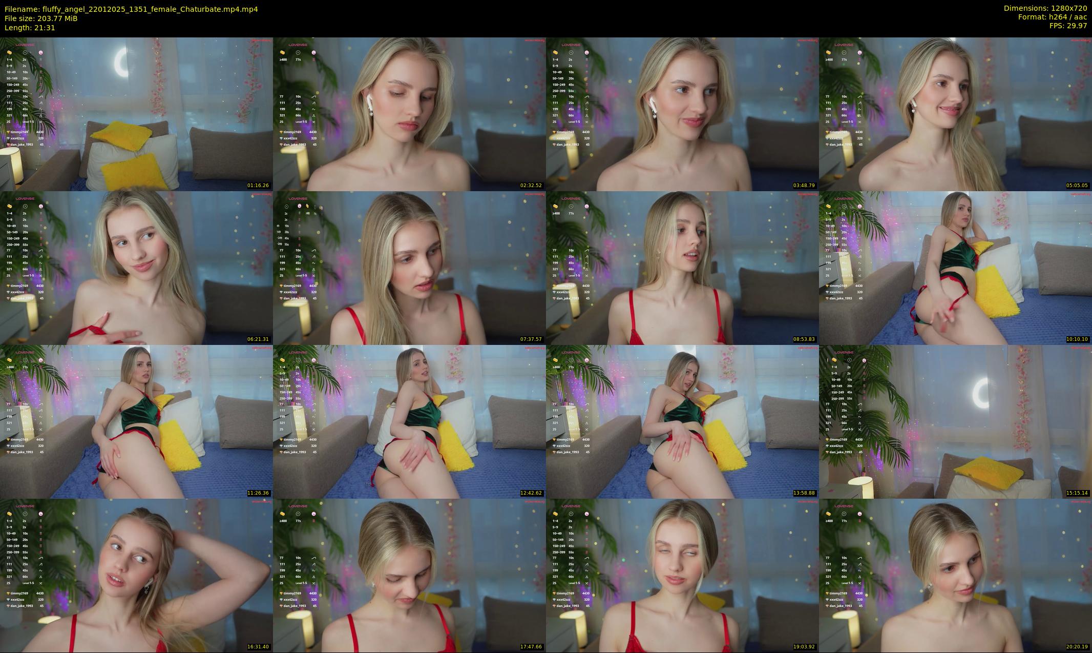 fluffy_angel — 22 minute Chaturbate female cam show recording, 720p, Jan 22, 2025