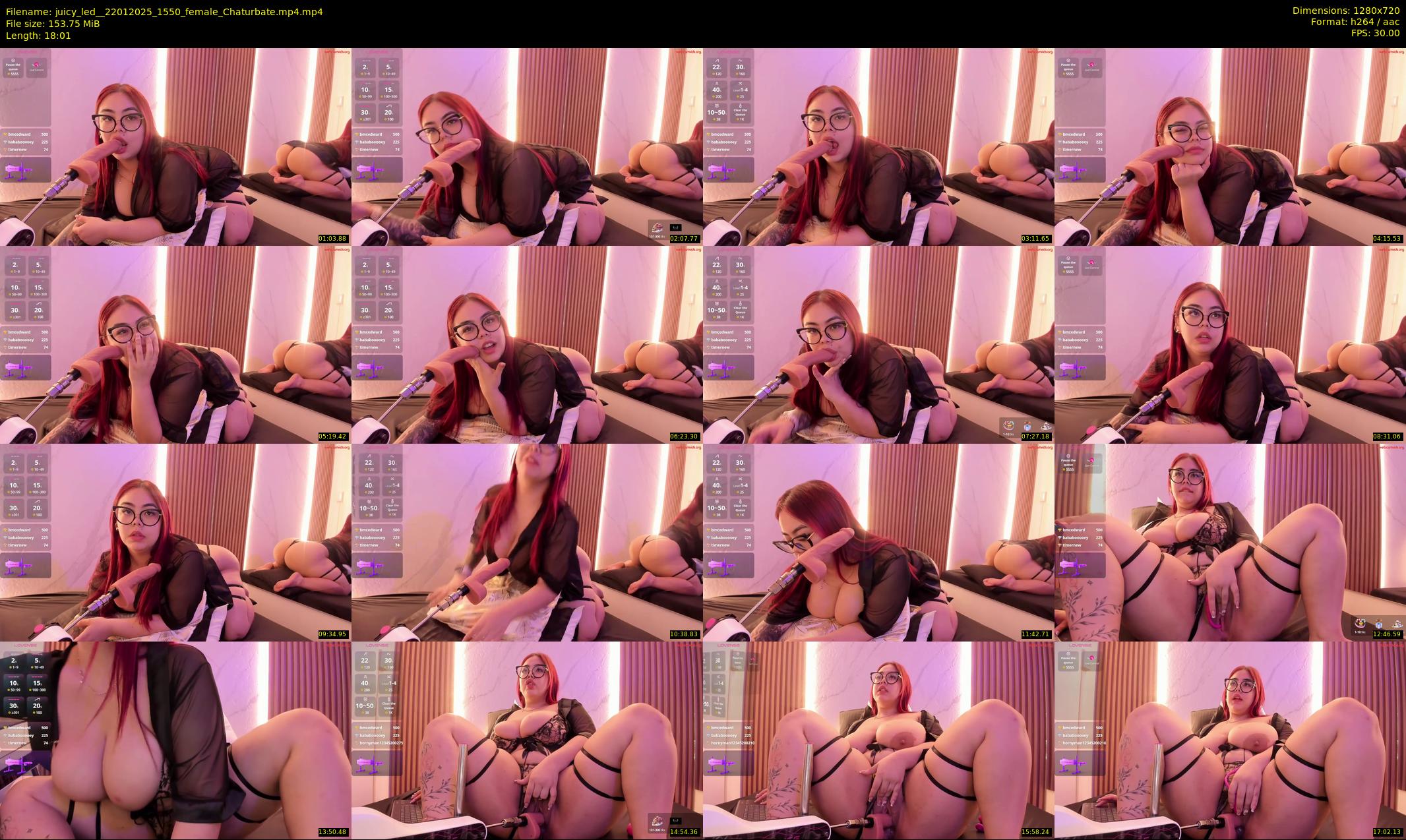 juicy_led_ — 19 minute Chaturbate female cam show recording, 720p, Jan 22, 2025