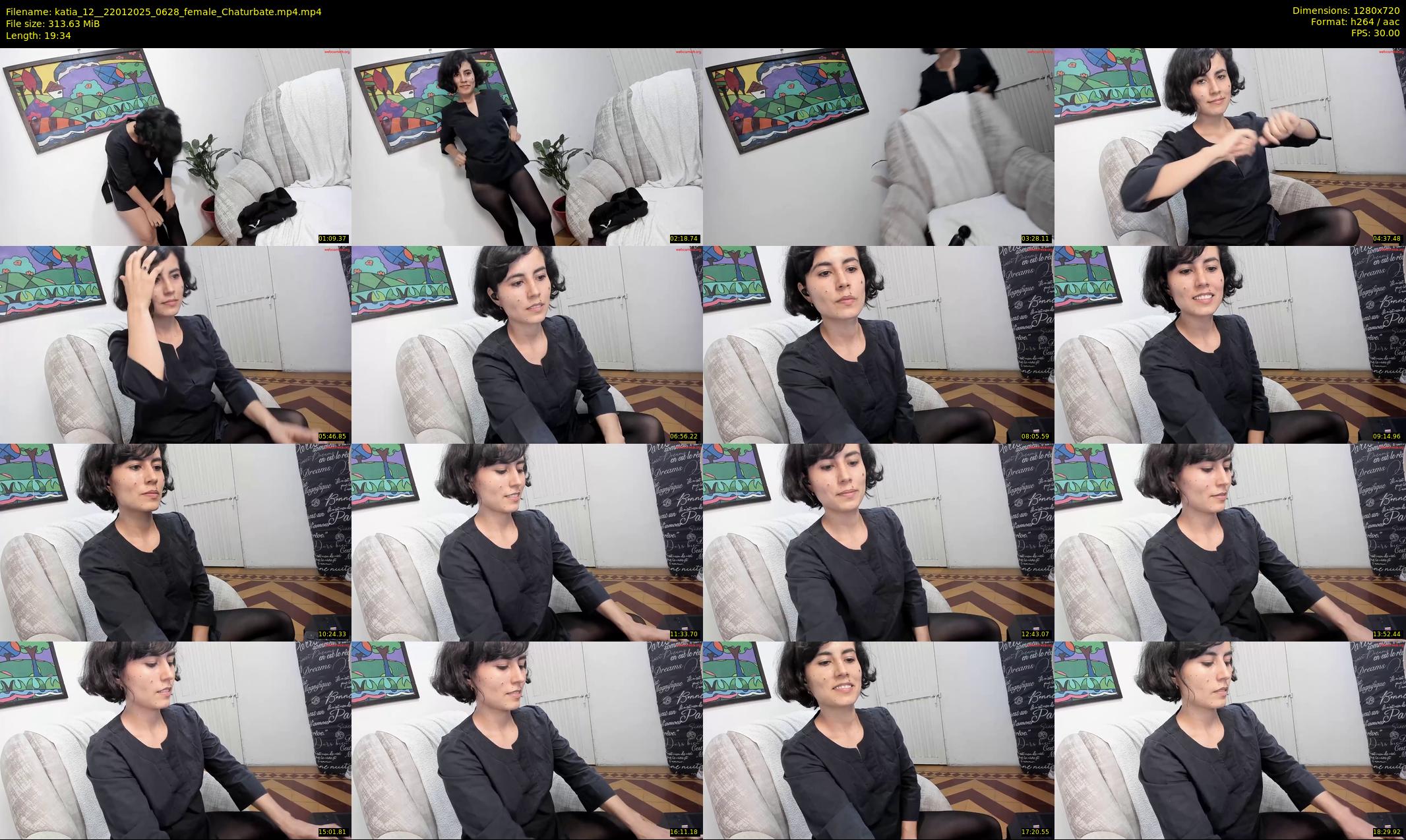 katia_12_ — 20 minute Chaturbate female cam show recording, 720p, Jan 22, 2025