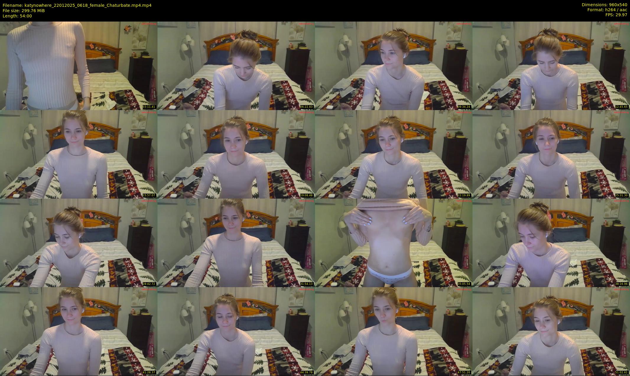 katynowhere — 54 minute Chaturbate female cam show recording, 480p, Jan 22, 2025