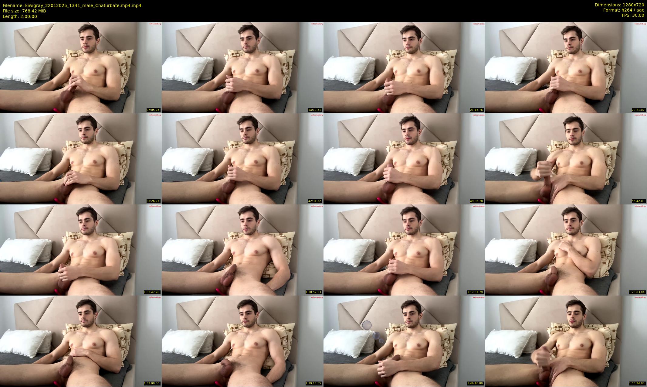 kiwigray — 120 minute Chaturbate male cam show recording, 720p, Jan 22, 2025