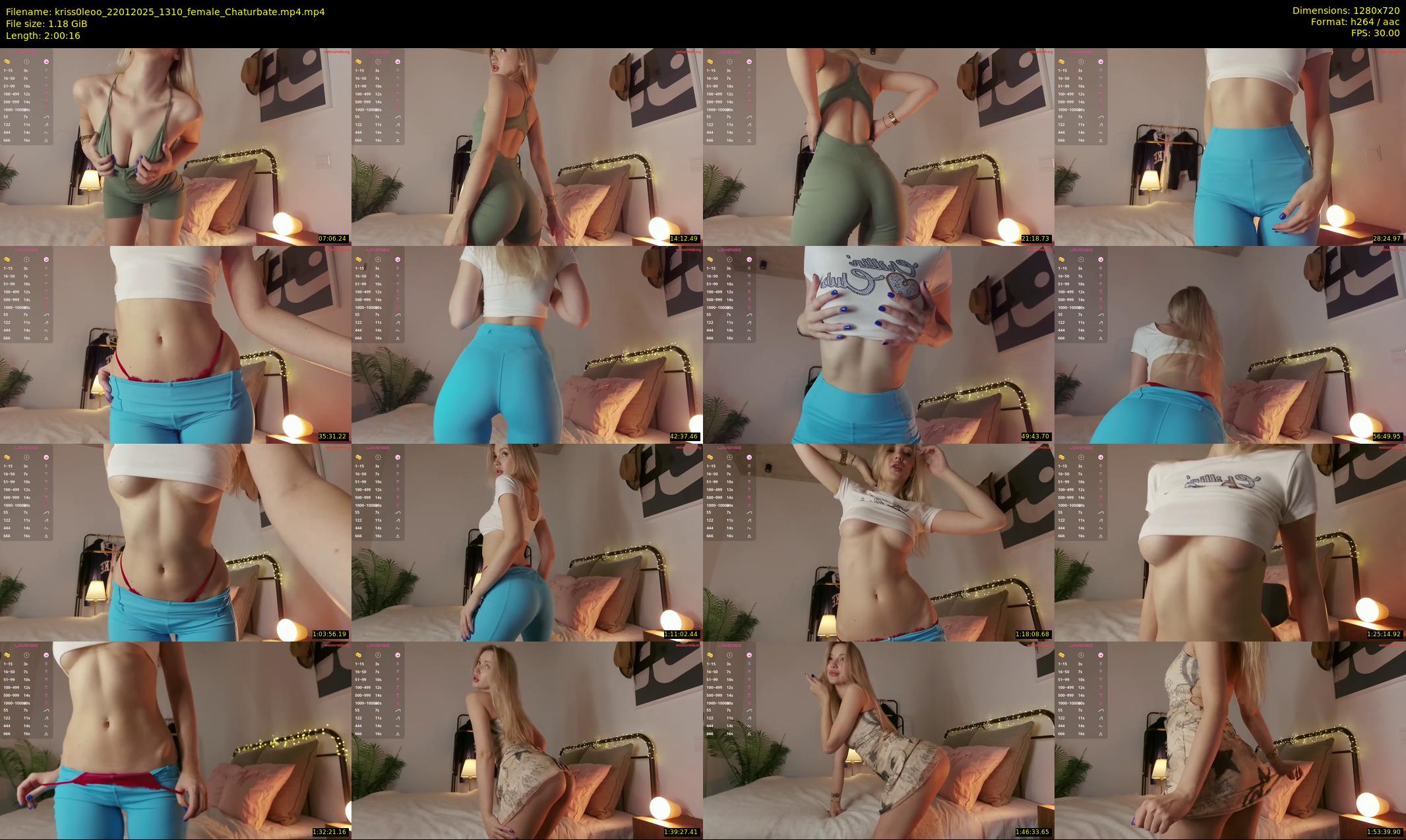 kriss0leoo — 121 minute Chaturbate couple cam show recording, 720p, Jan 22, 2025
