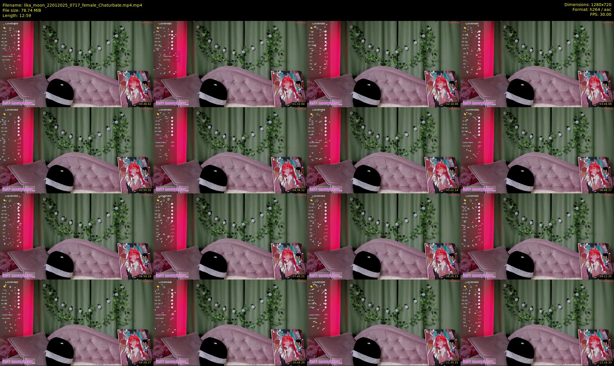 lika_moon — 13 minute Chaturbate female cam show recording, 720p, Jan 22, 2025