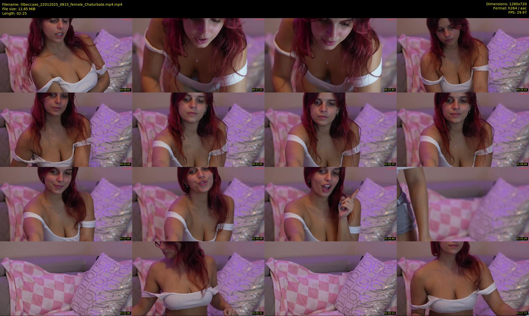 lilbeccaxo — 3 minute Chaturbate female cam show recording, 720p, Jan 22, 2025
