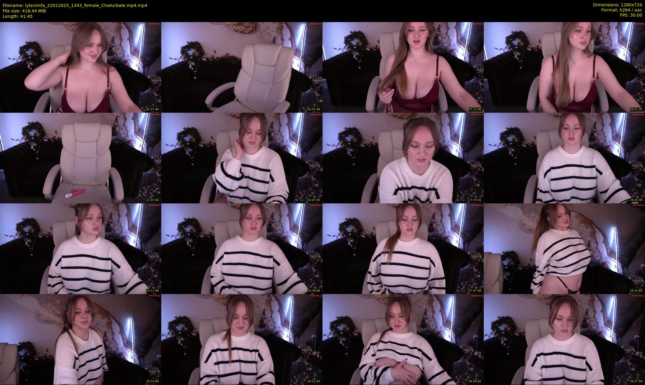 lylanimfa — 42 minute Chaturbate female cam show recording, 720p, Jan 22, 2025