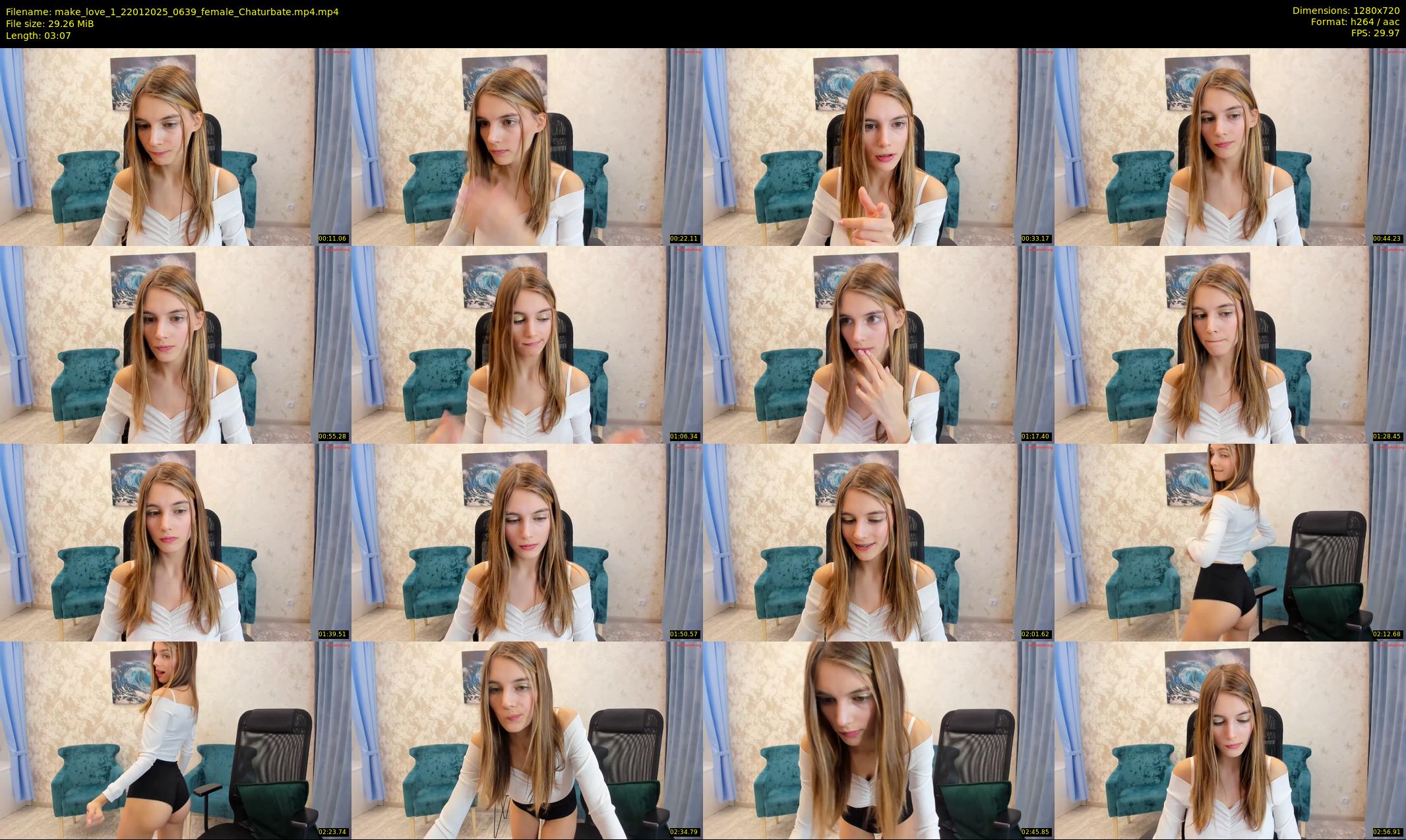 make_love_1 — 4 minute Chaturbate female cam show recording, 720p, Jan 22, 2025